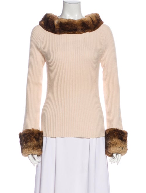 TSE Cashmere Cashmere Mock Neck Sweater Brown