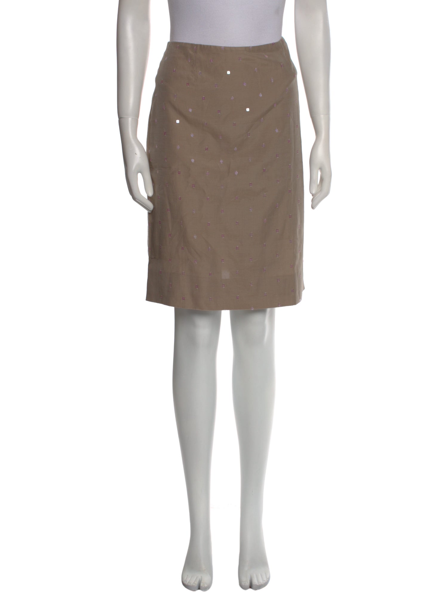 TSE Cashmere Vintage Knee-Length Skirt