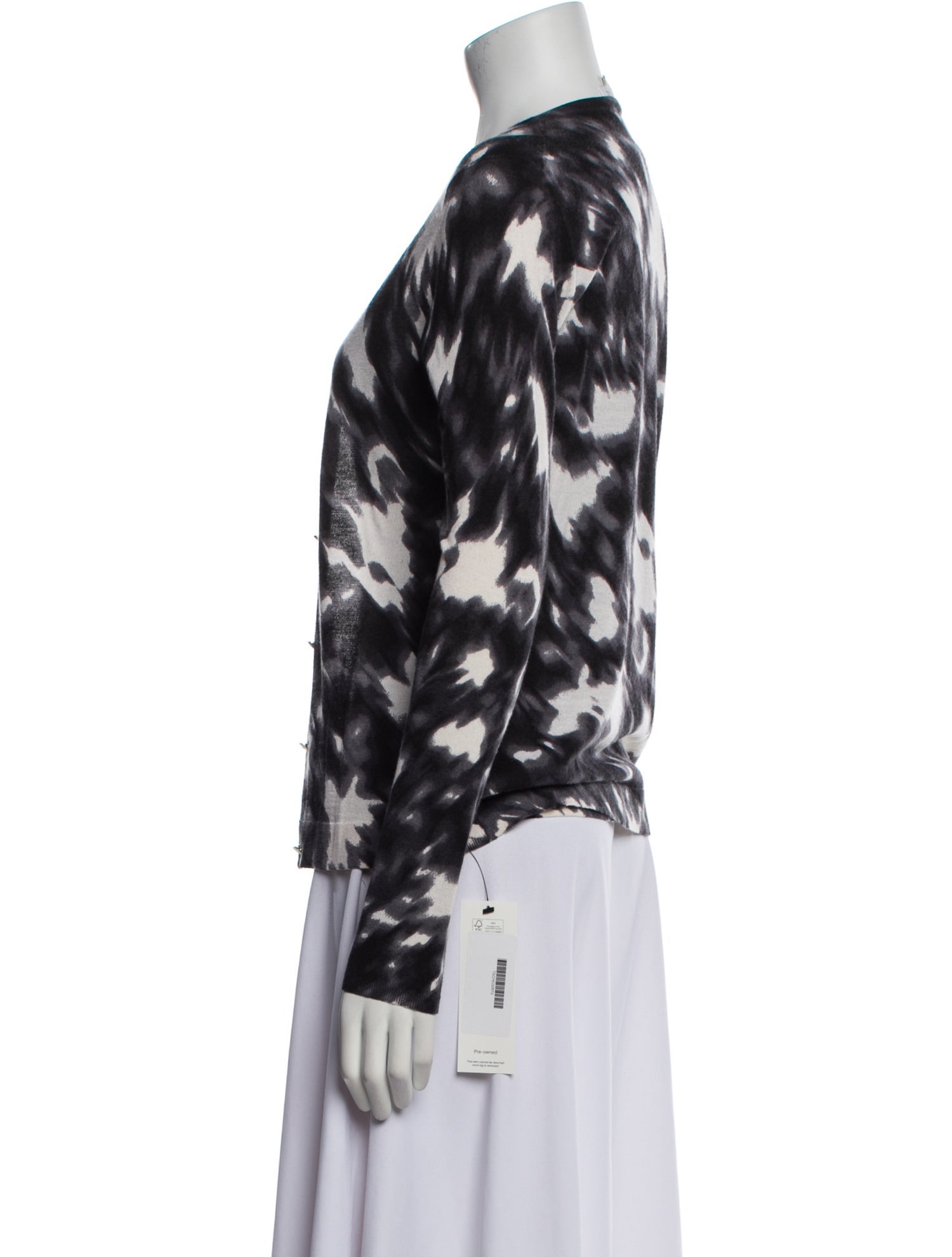 TSE Cashmere Cashmere Printed Sweater