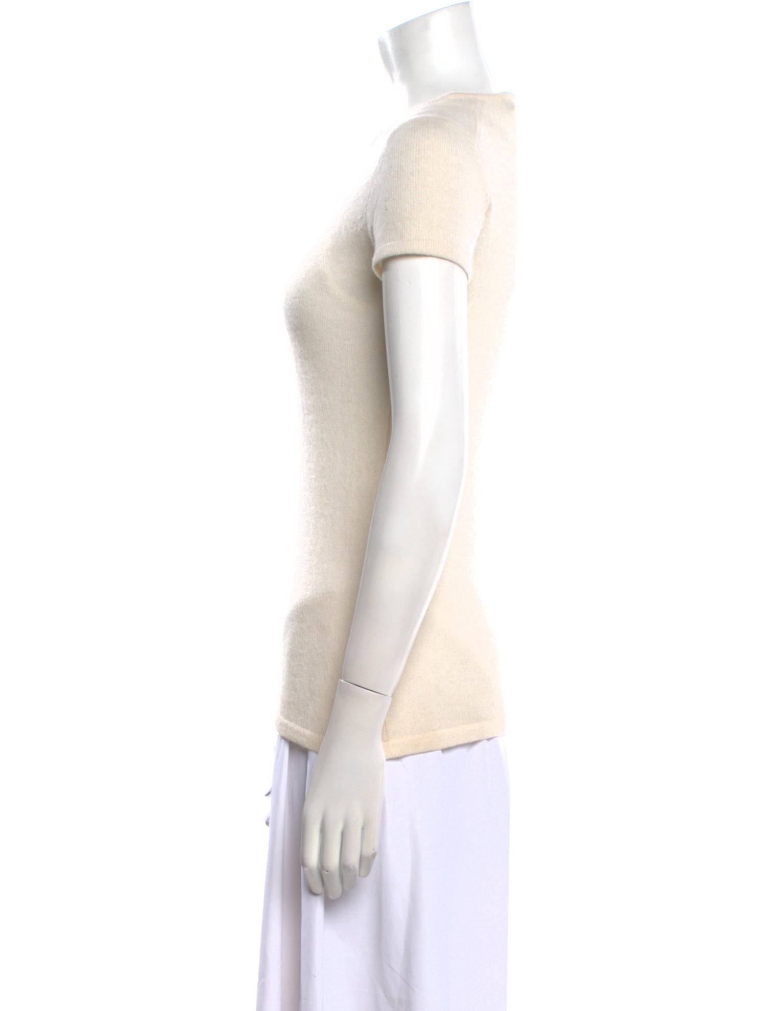TSE Cashmere Cashmere Cowl Neck T-Shirt