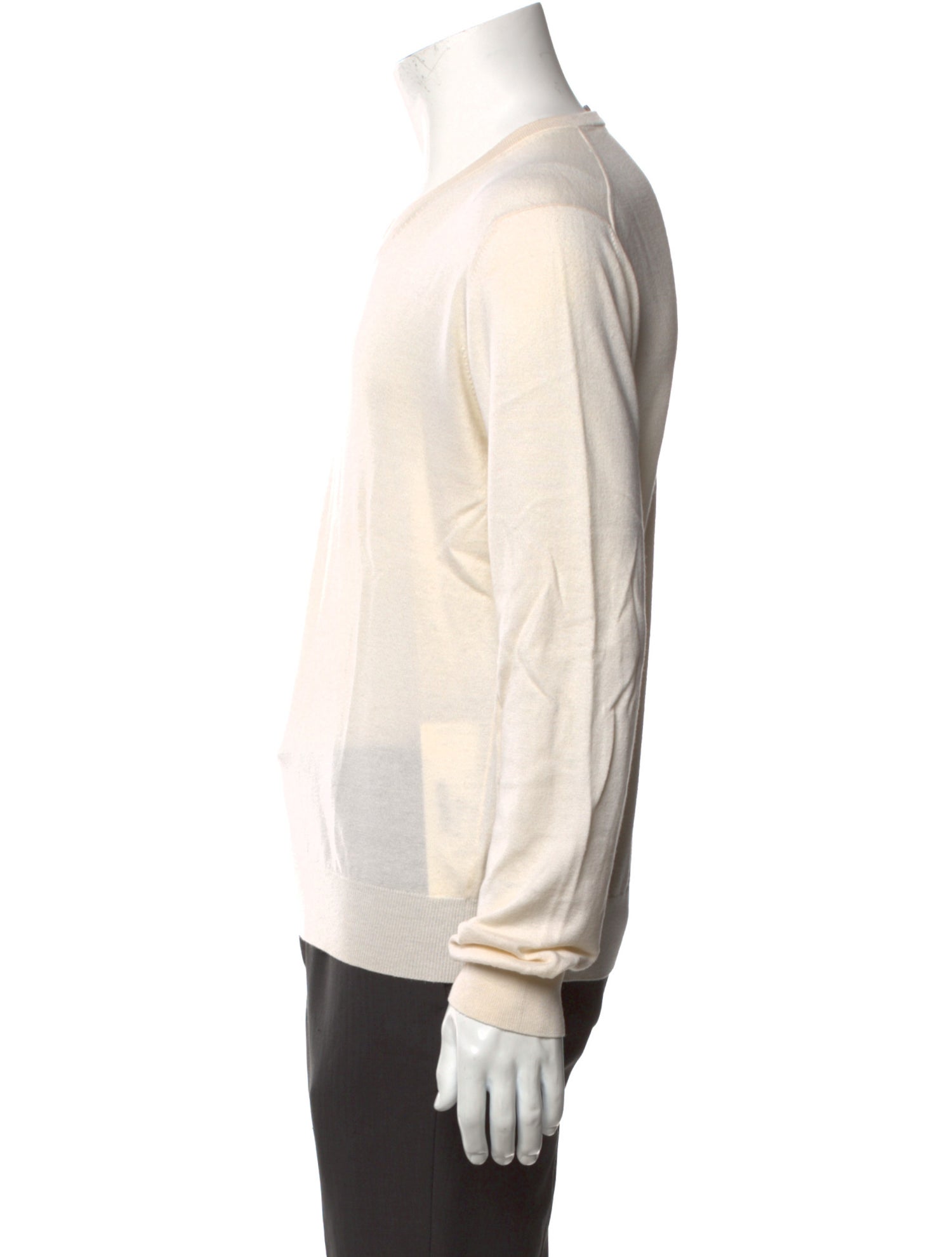 TSE Cashmere V-Neck Long Sleeve Pullover