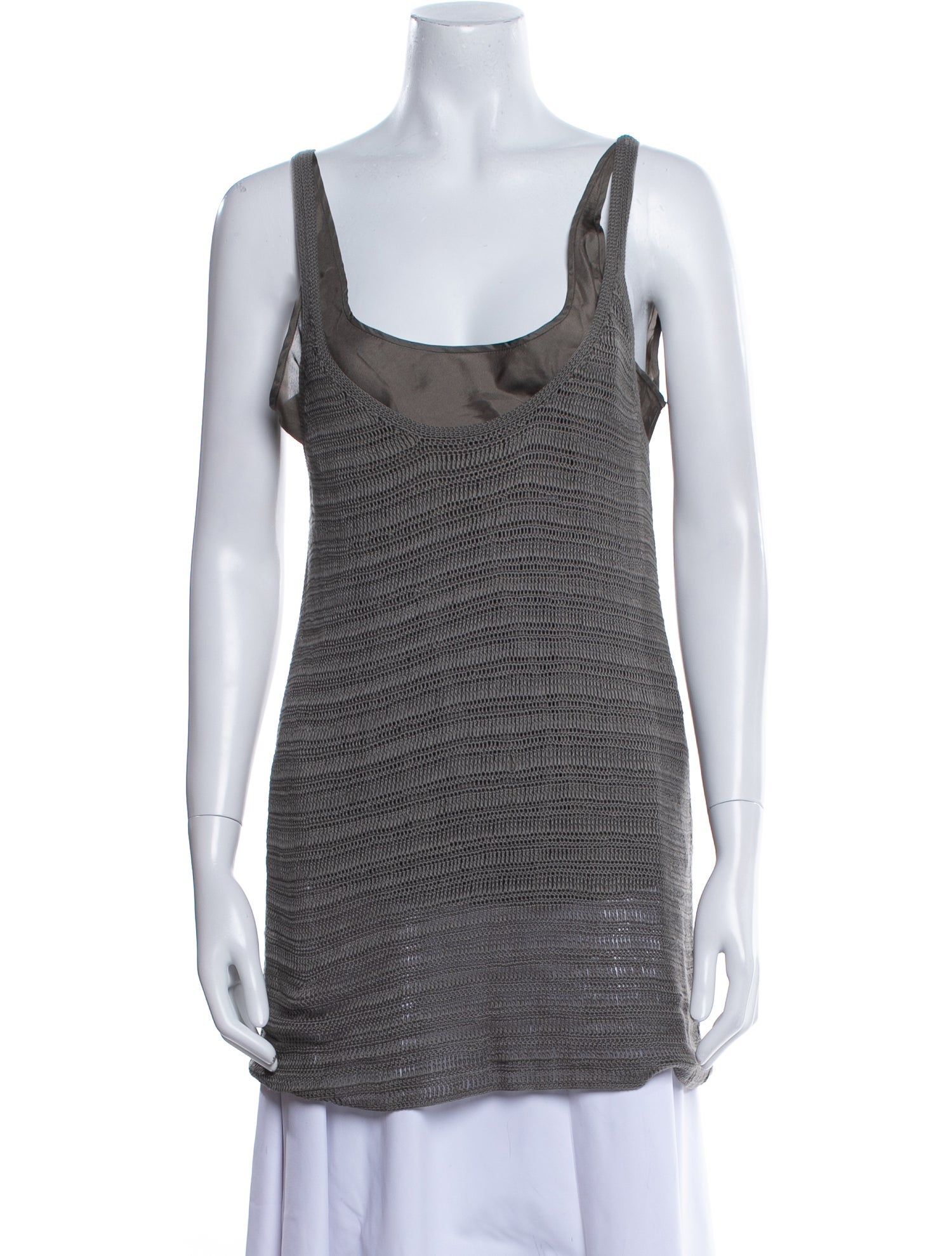 TSE Cashmere Silk Scoop Neck Top