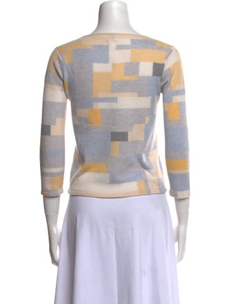 TSE Cashmere Cashmere Printed Sweater