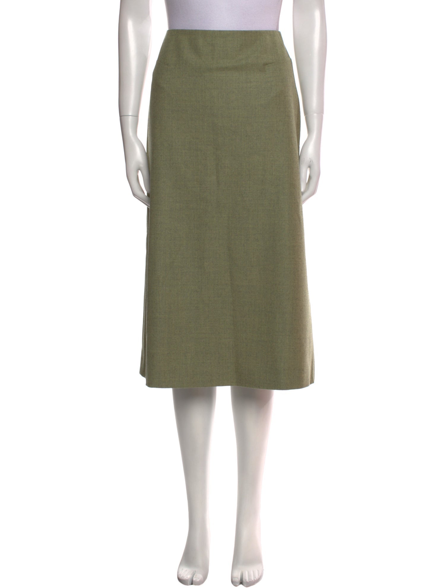 TSE Cashmere Wool Midi Length Skirt