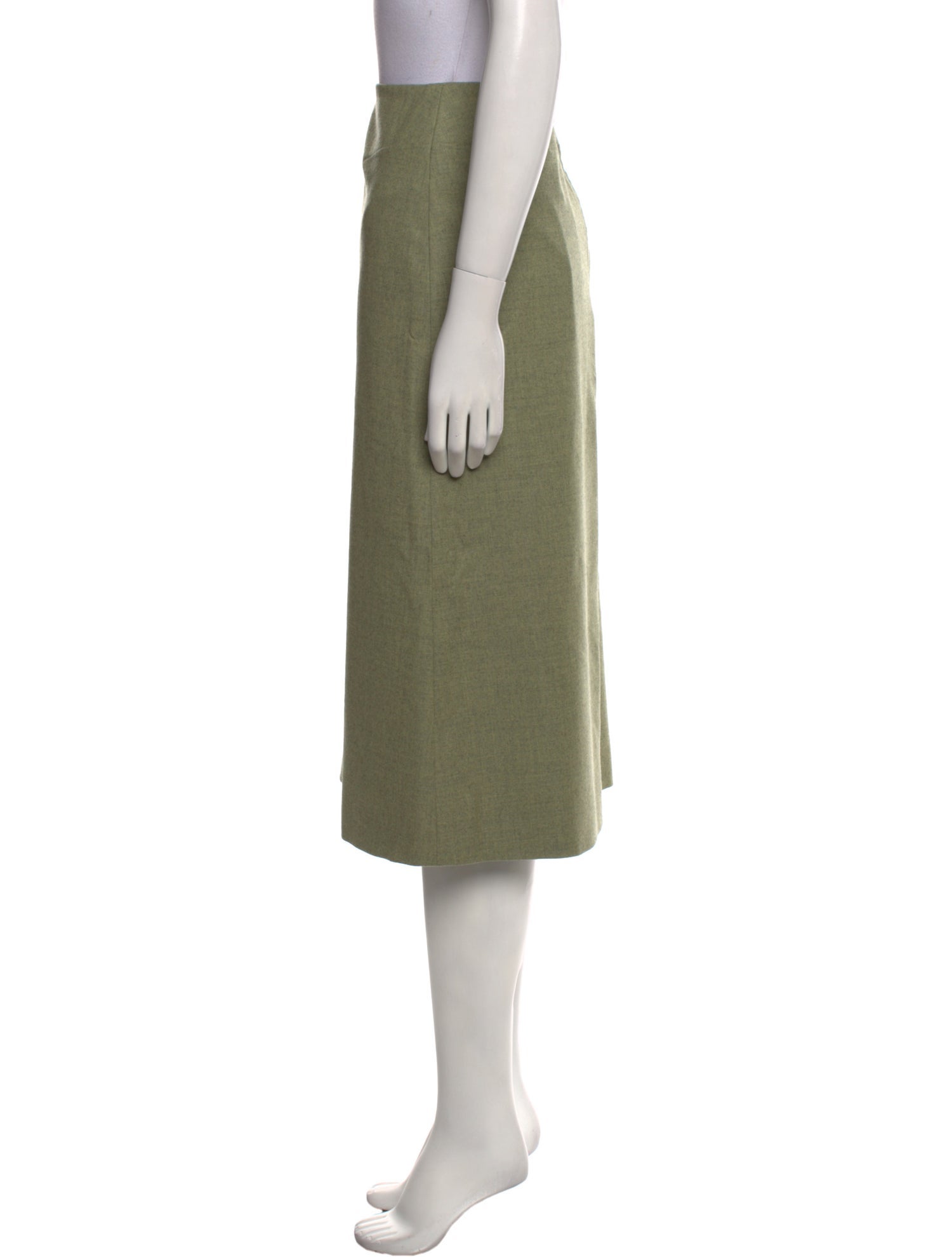 TSE Cashmere Wool Midi Length Skirt