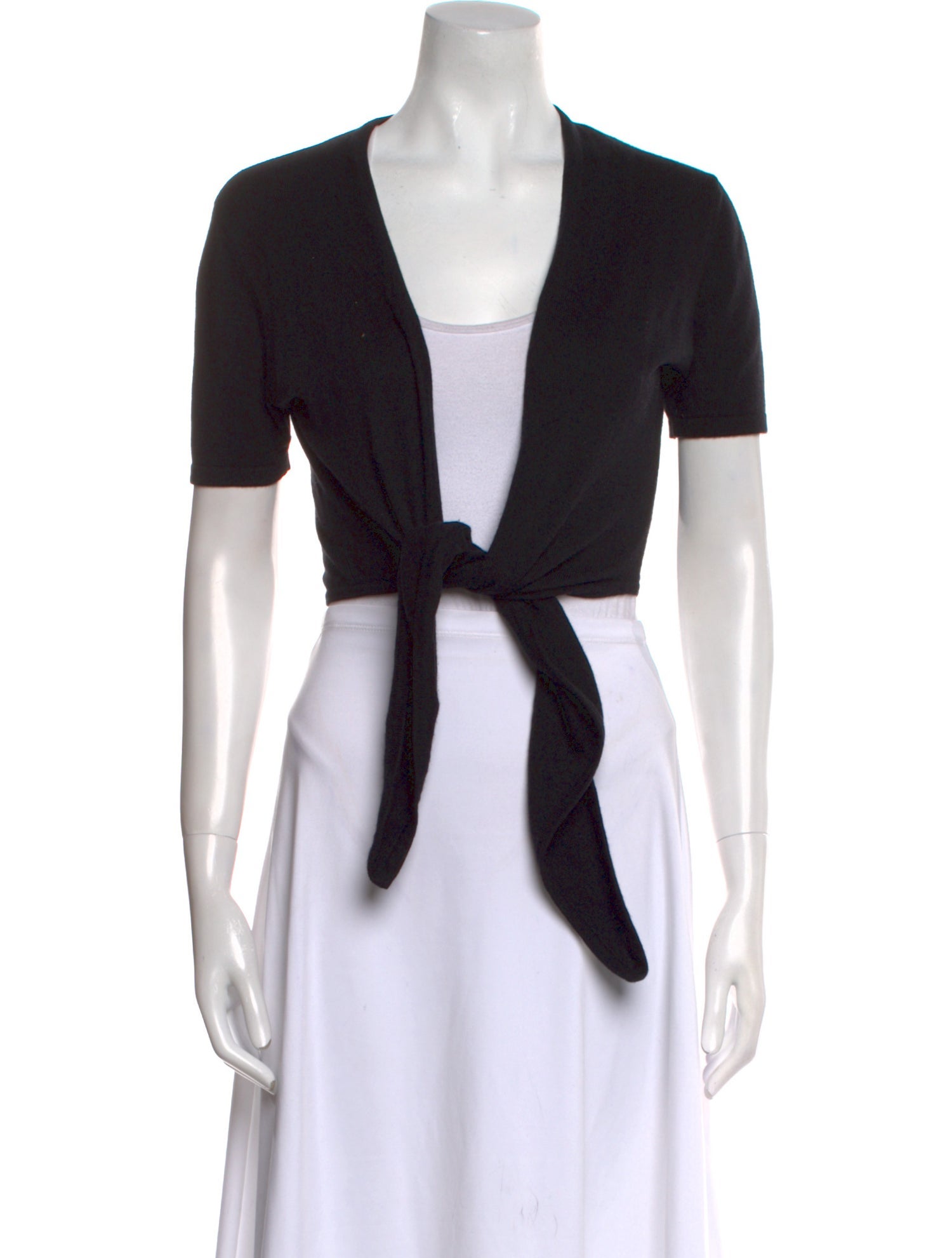 TSE Cashmere Silk Open Front Sweater