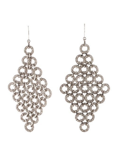 Tateossian Chandelier Earrings silver