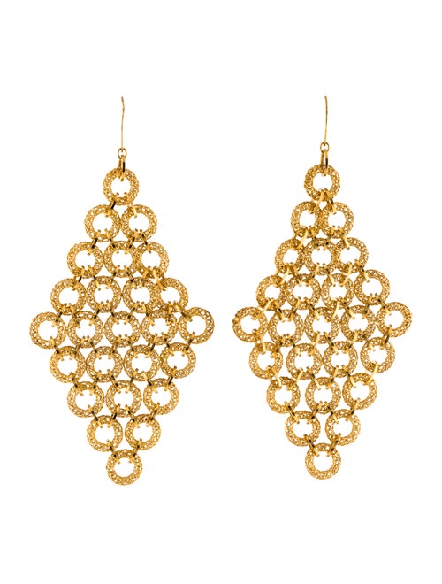 Tateossian Chandelier Earrings Gold