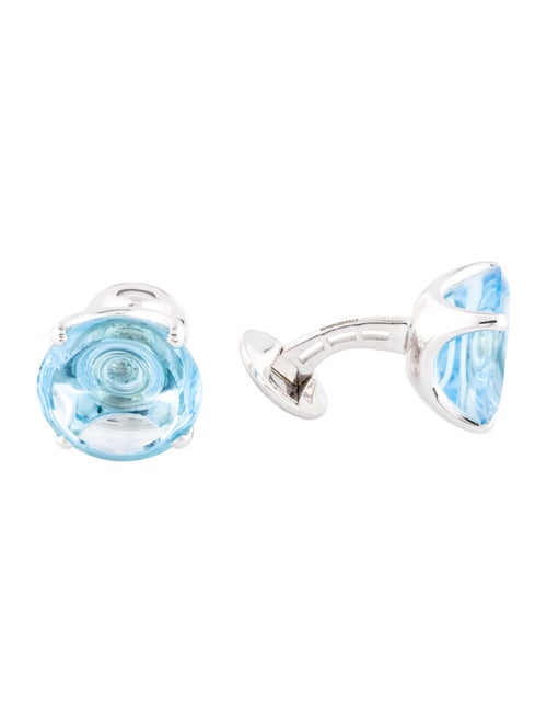 Tateossian 18K Topaz Cufflinks