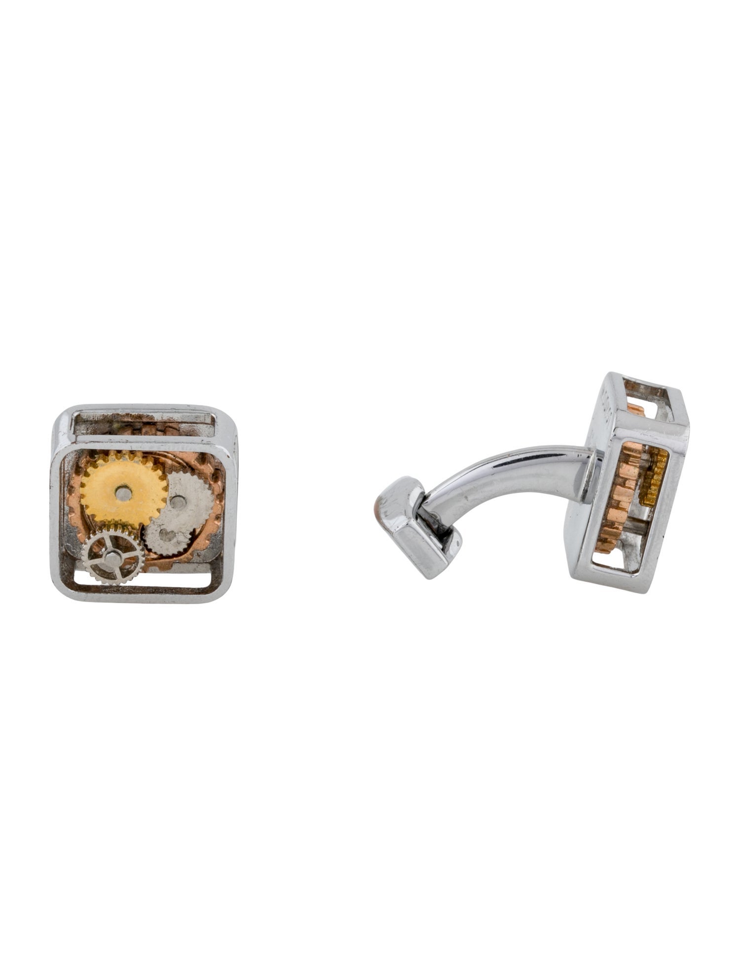 Tateossian Square Gear Cufflinks