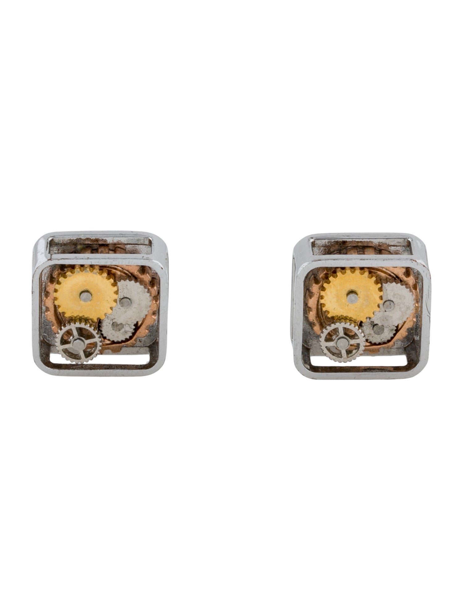Tateossian Square Gear Cufflinks
