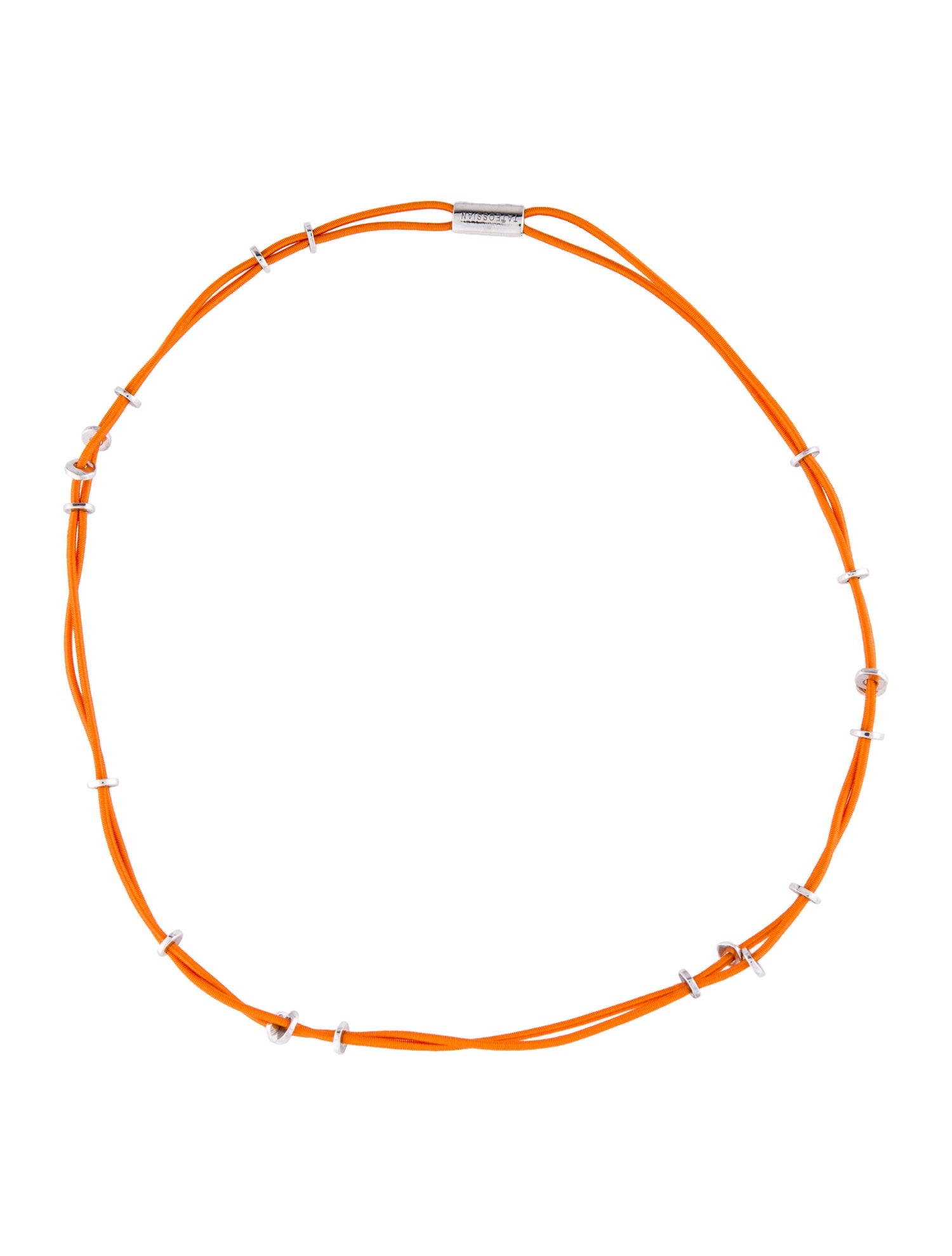 Tateossian Discs Cord Collar Necklace