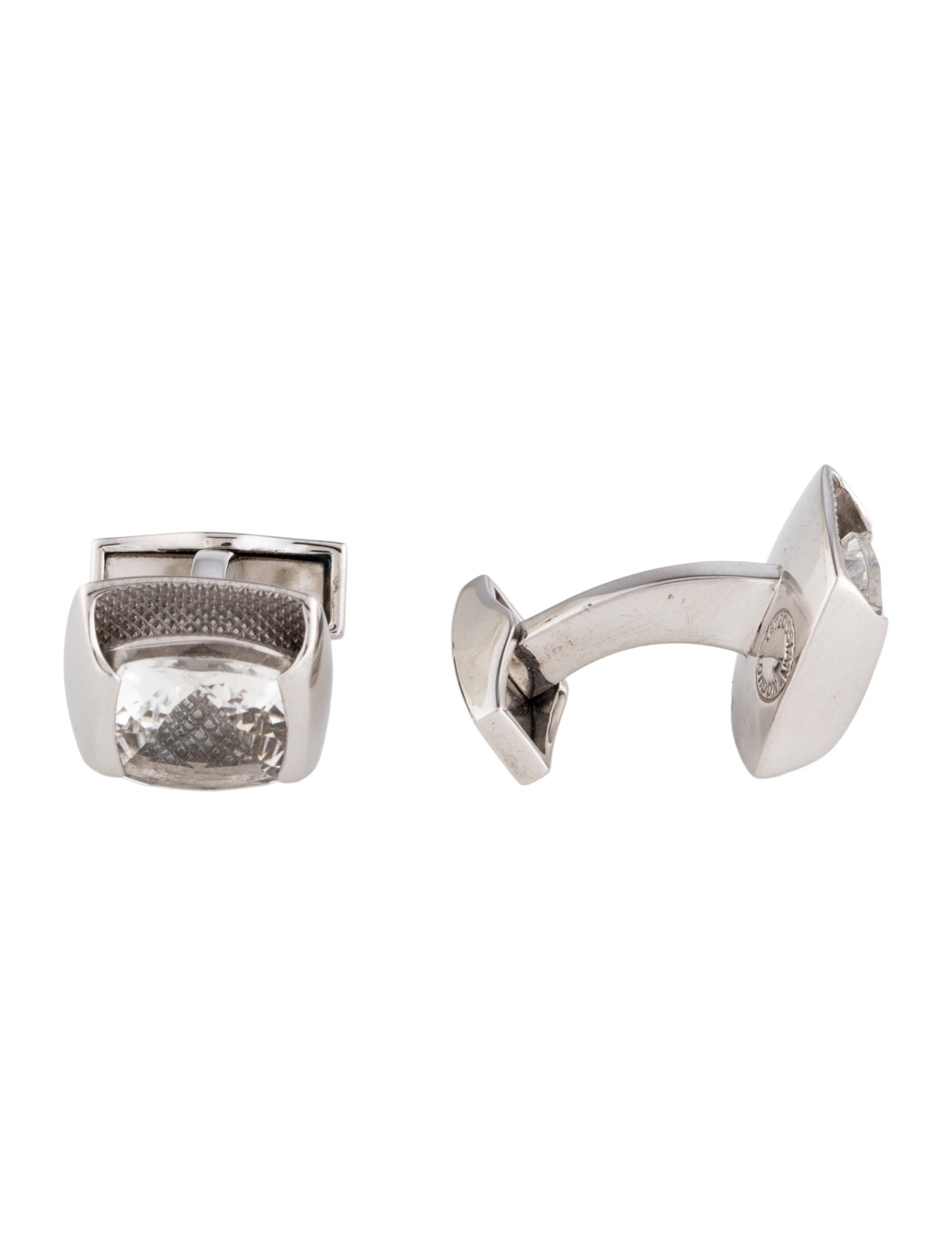 Tateossian Cubic Zirconia Square Cufflinks