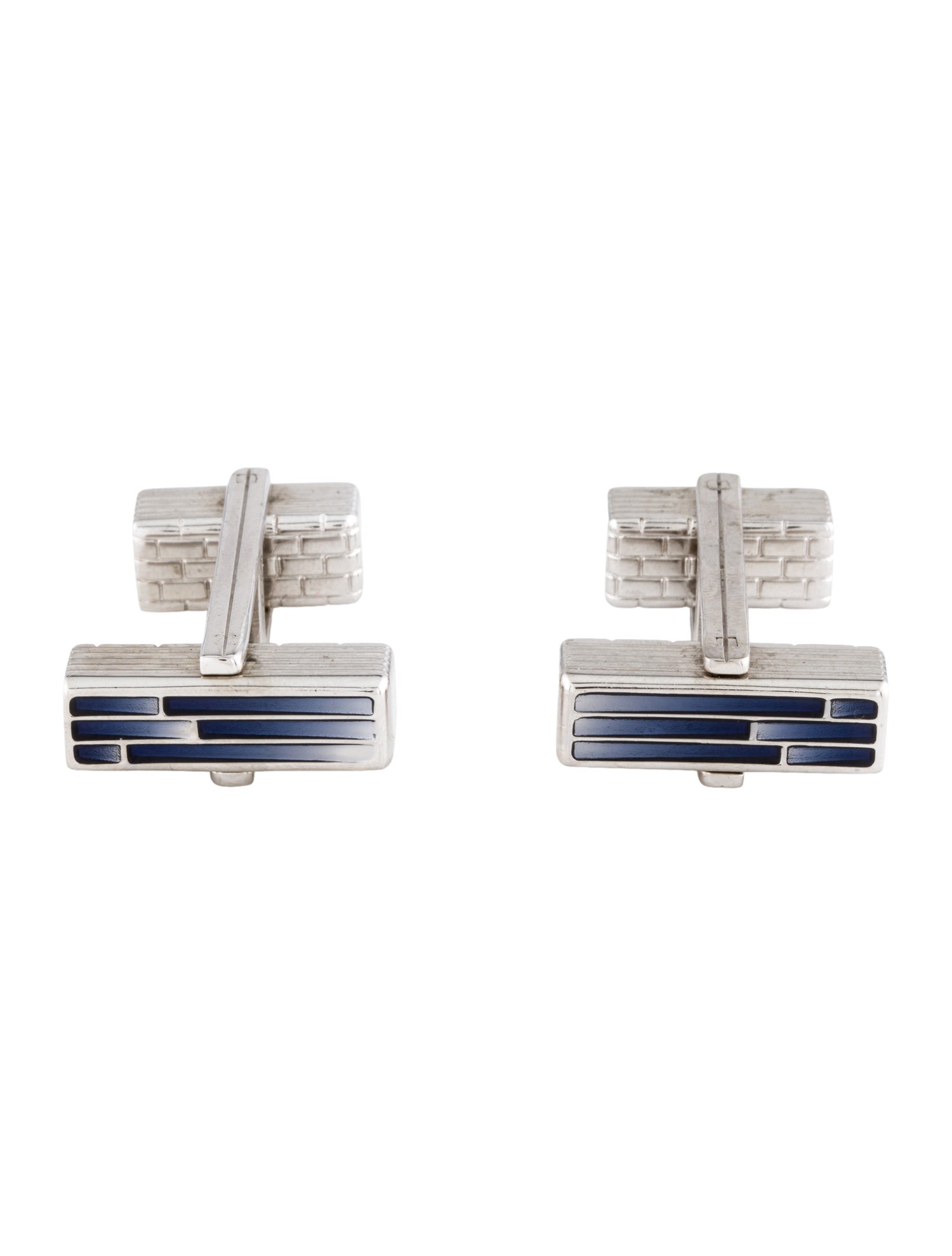 Tateossian Enamel Rectangular Cufflinks