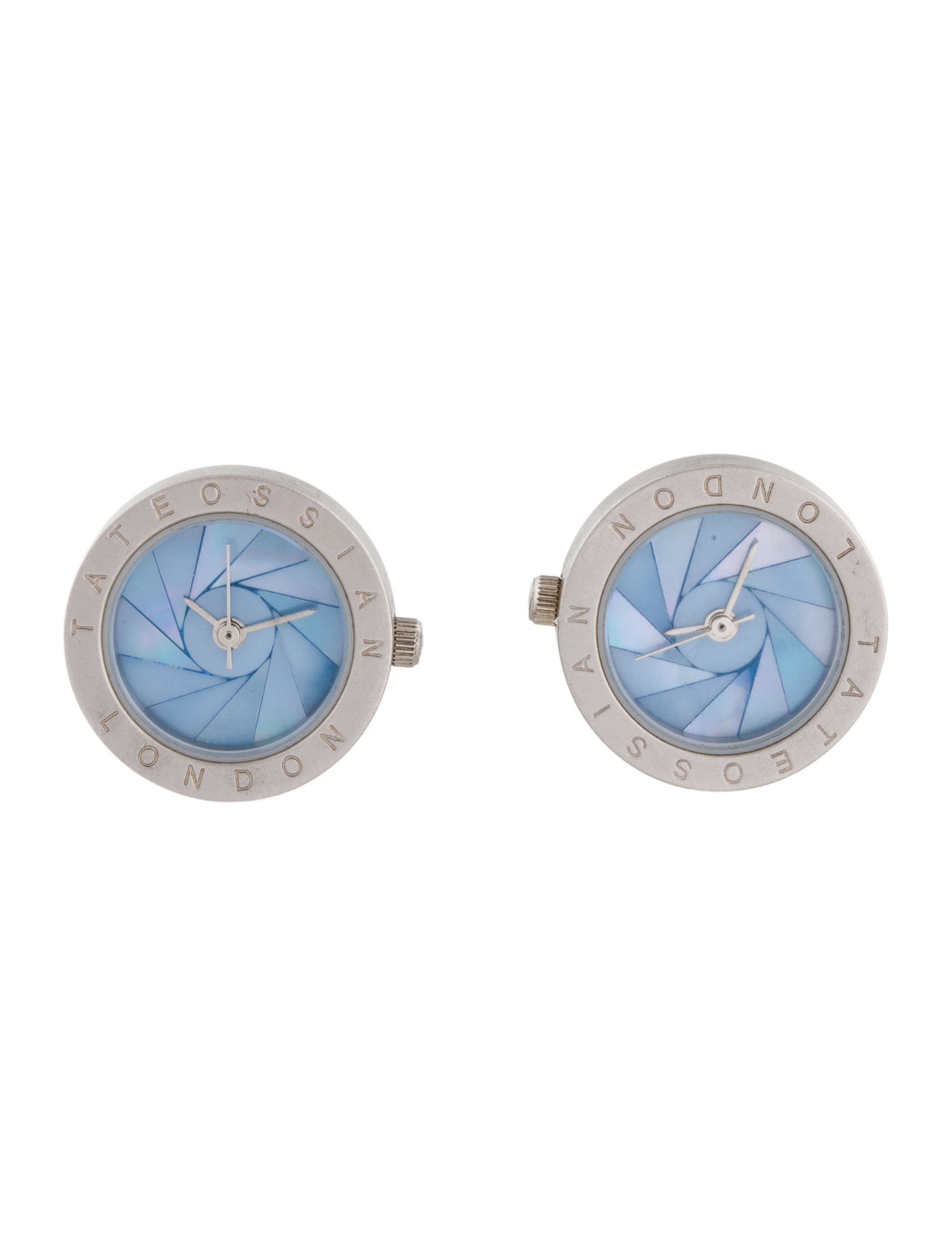 Tateossian Mother Of Pearl Watch Cufflinks