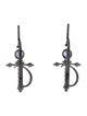 Colette Jewelry 18K Sapphire & Diamond Sword Earrings