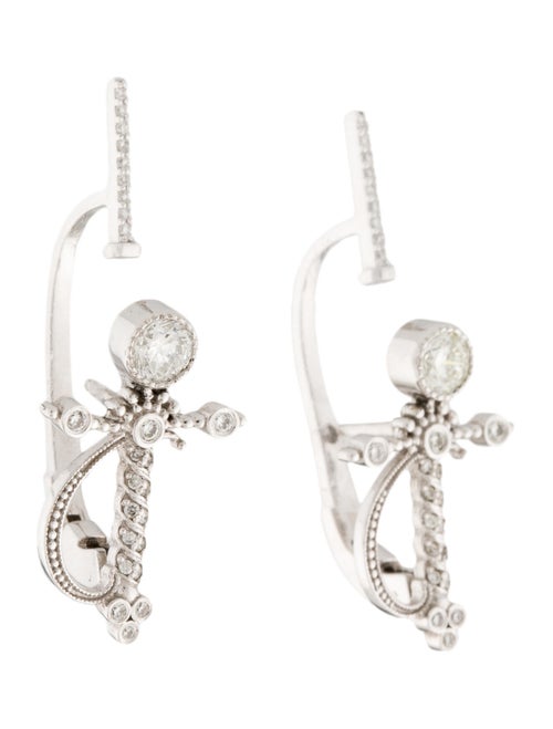 Colette Jewelry 18K Diamond Sword Earcuffs