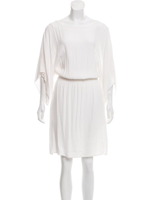 Totême Dolman Sleeve Midi Dress White