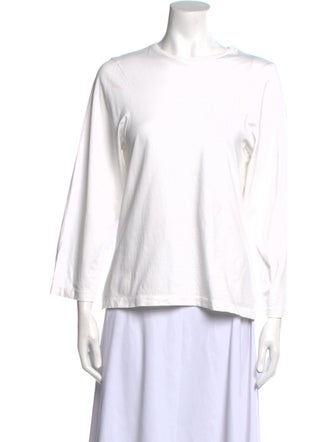 TOTEME Totême Bateau Neckline Three-Quarter Sleeve Top