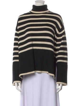 TOTEME Wool Striped Turtlenck