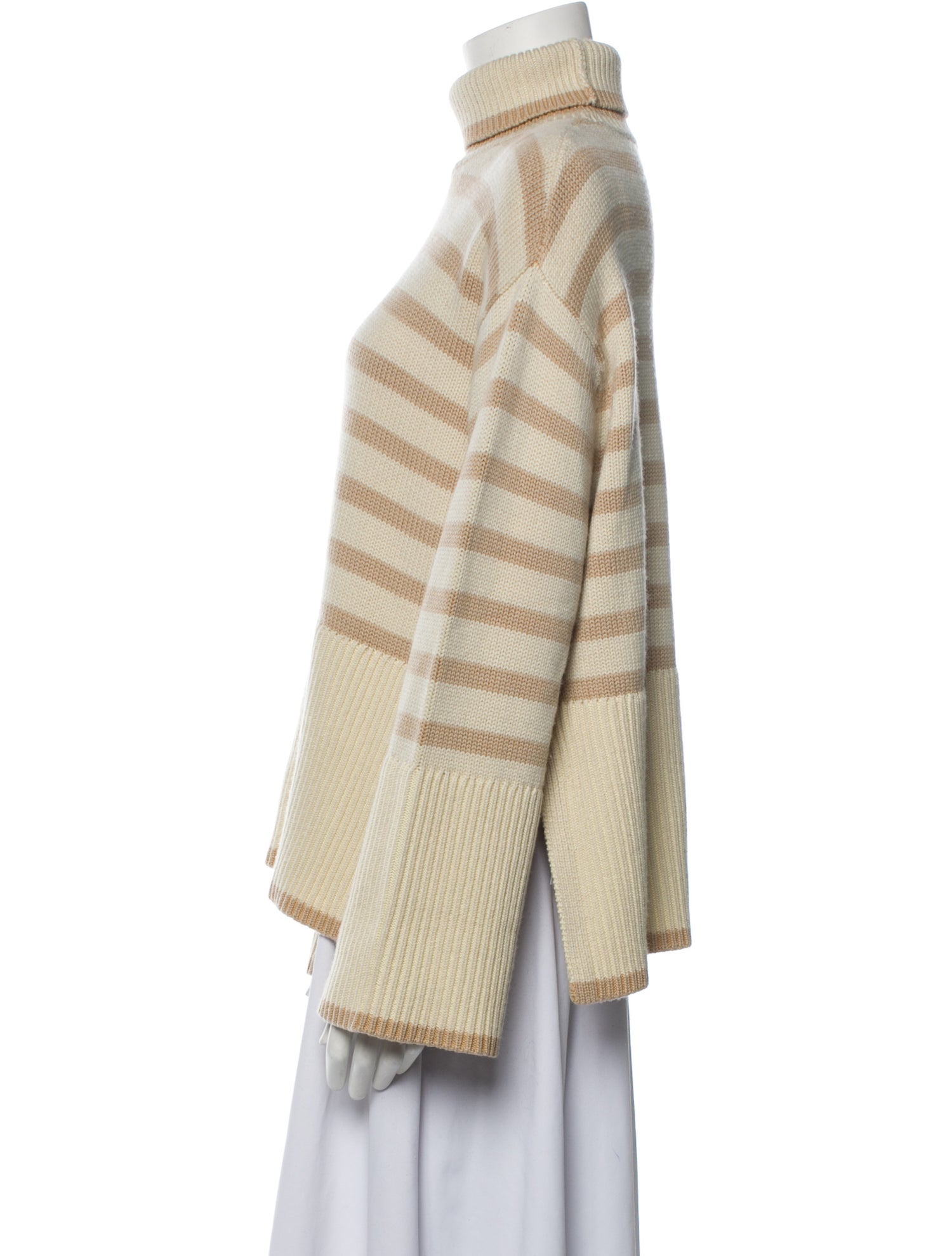 TOTEME Totême Striped Turtleneck Sweater