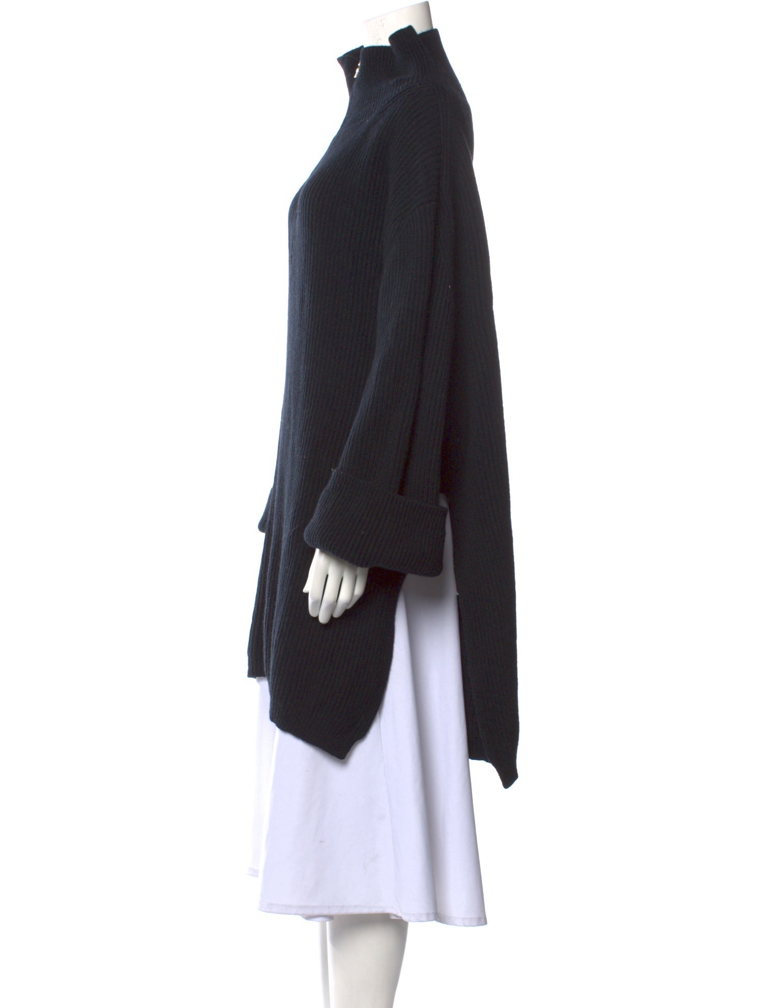 Youllyuu 100% Australian Merino Wool Mock Neck Sweater - Women's Cashmere Feel Pullover