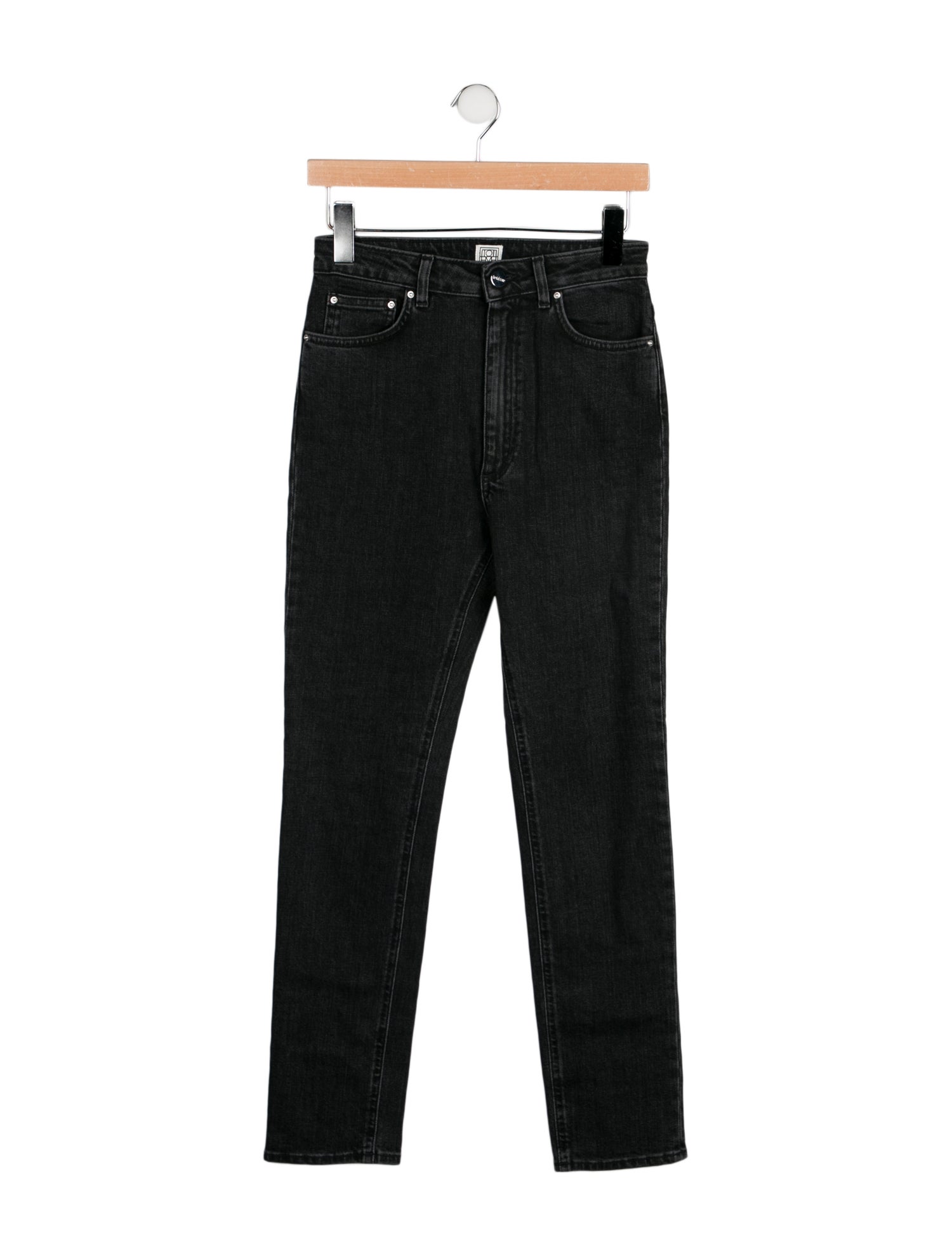 TOTEME High-Rise Straight Leg Jeans