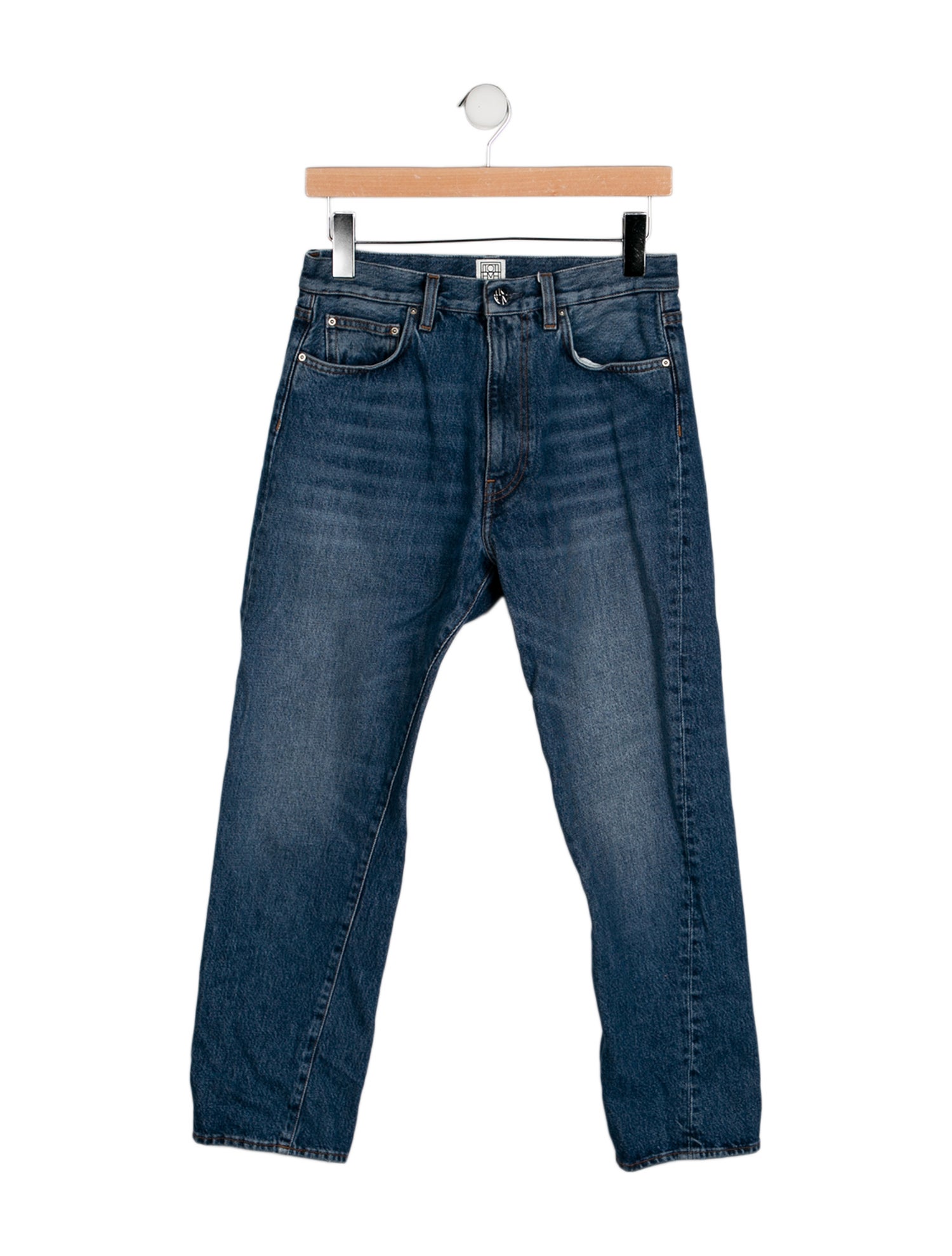 TOTEME High-Rise Straight Leg Jeans