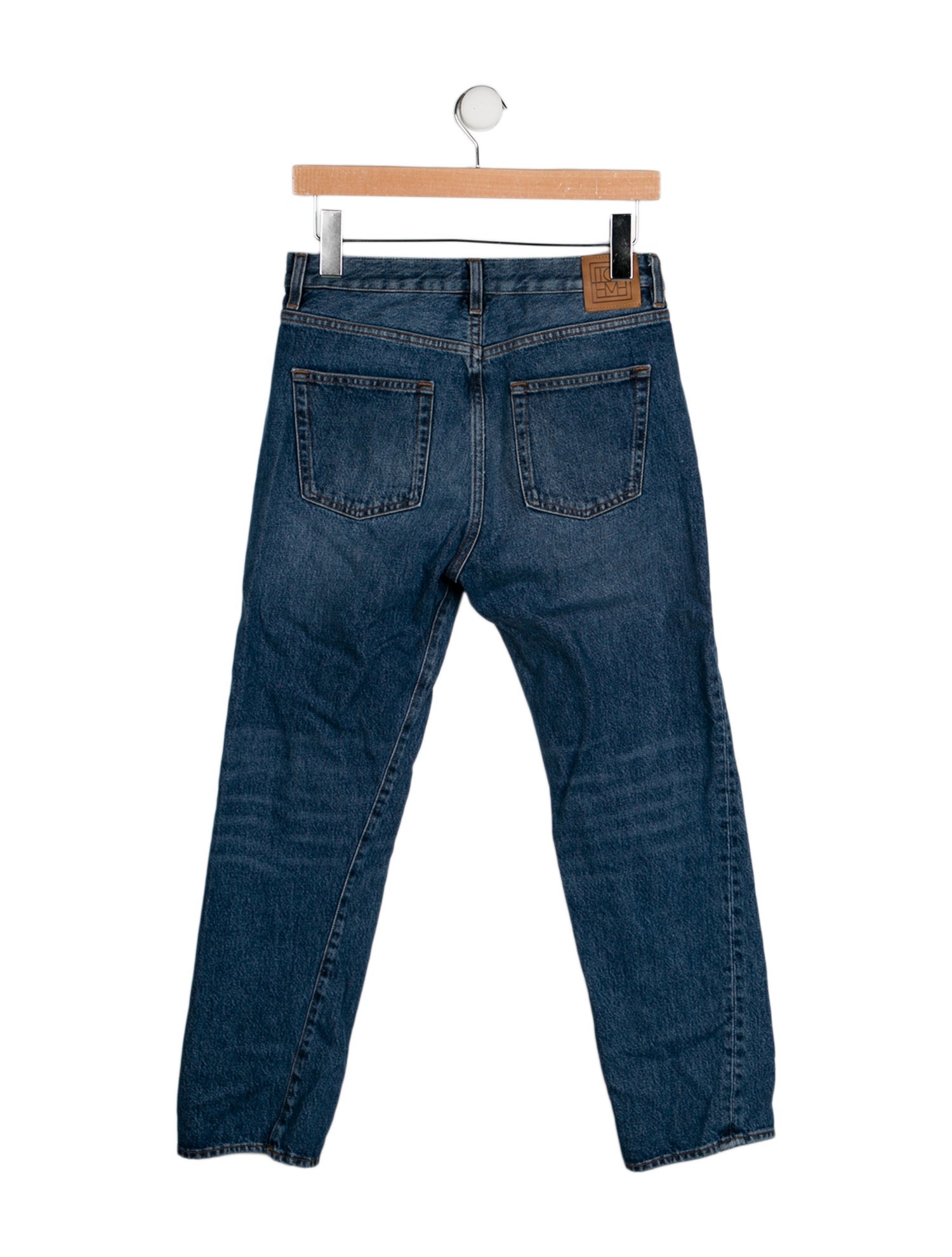 TOTEME High-Rise Straight Leg Jeans