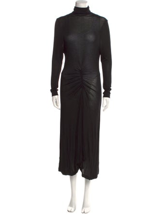 TOTEME Turtleneck Midi Length Dress