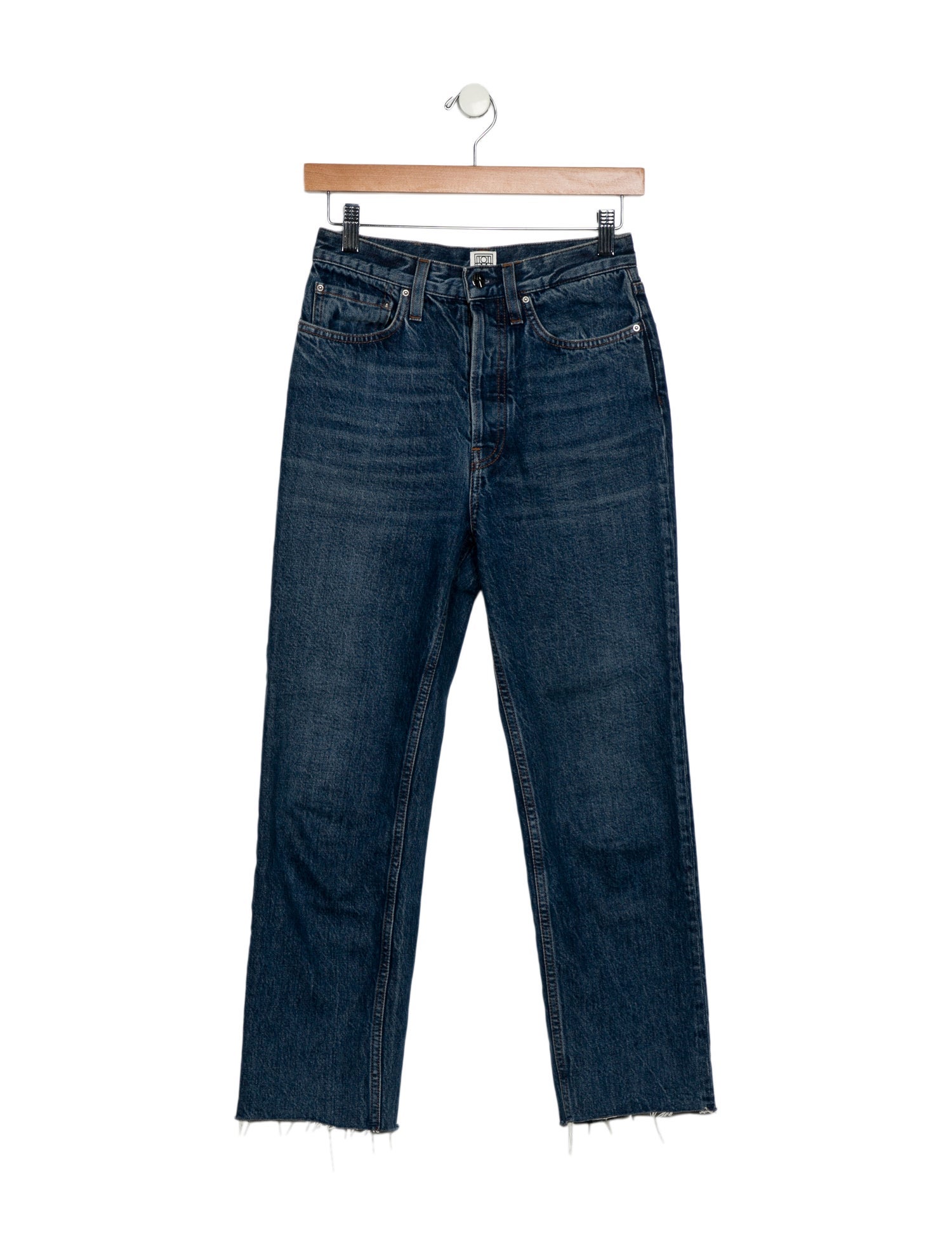 TOTEME High-Rise Straight Leg Jeans