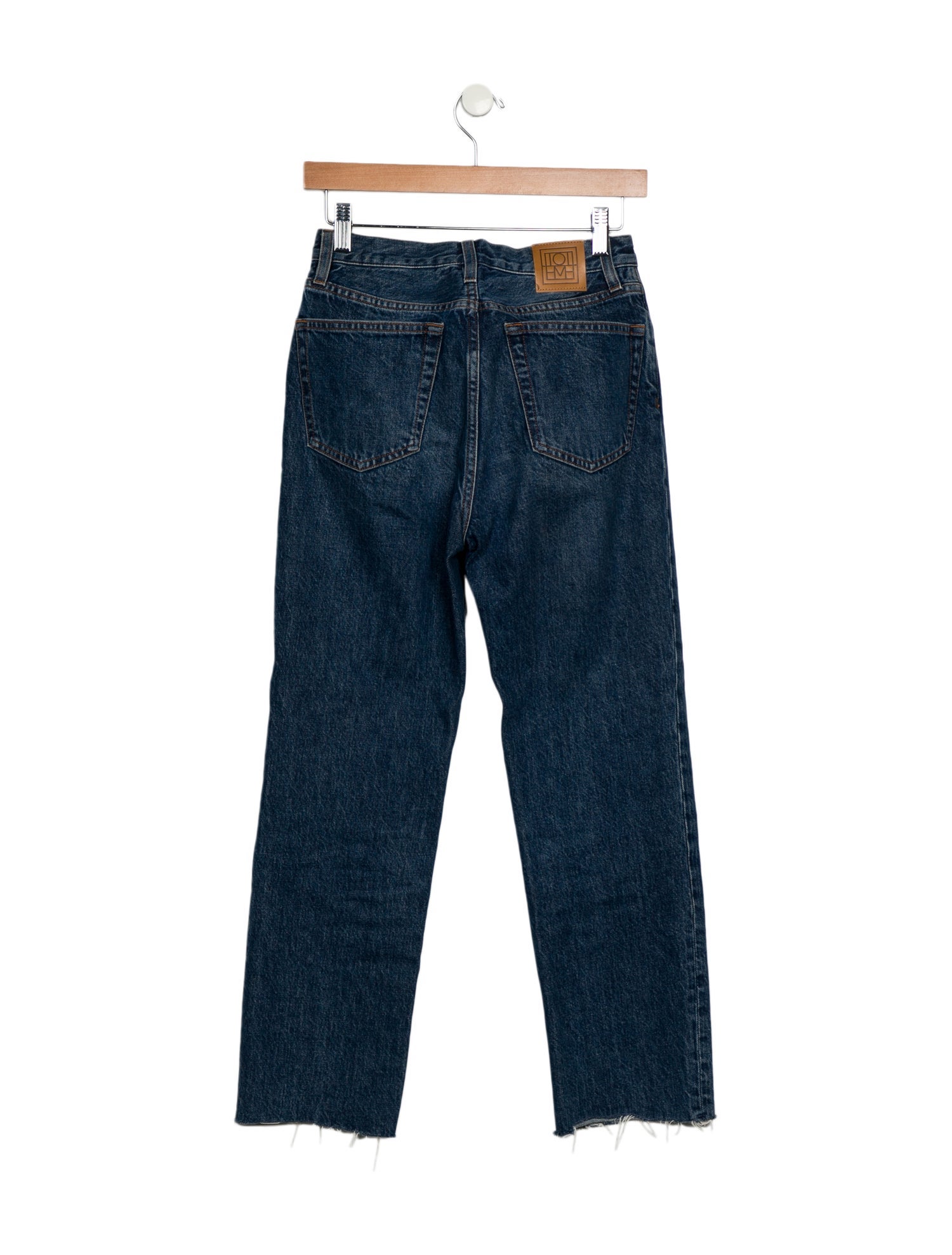 TOTEME High-Rise Straight Leg Jeans