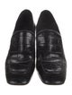 TOTEME Embossed Leather Loafers