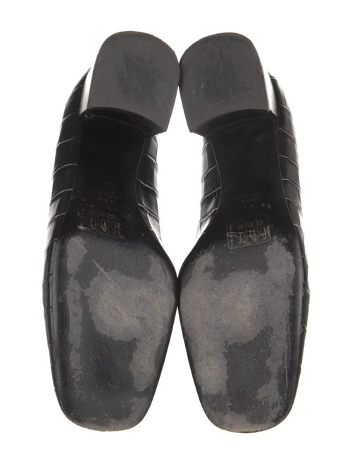 TOTEME Embossed Leather Loafers