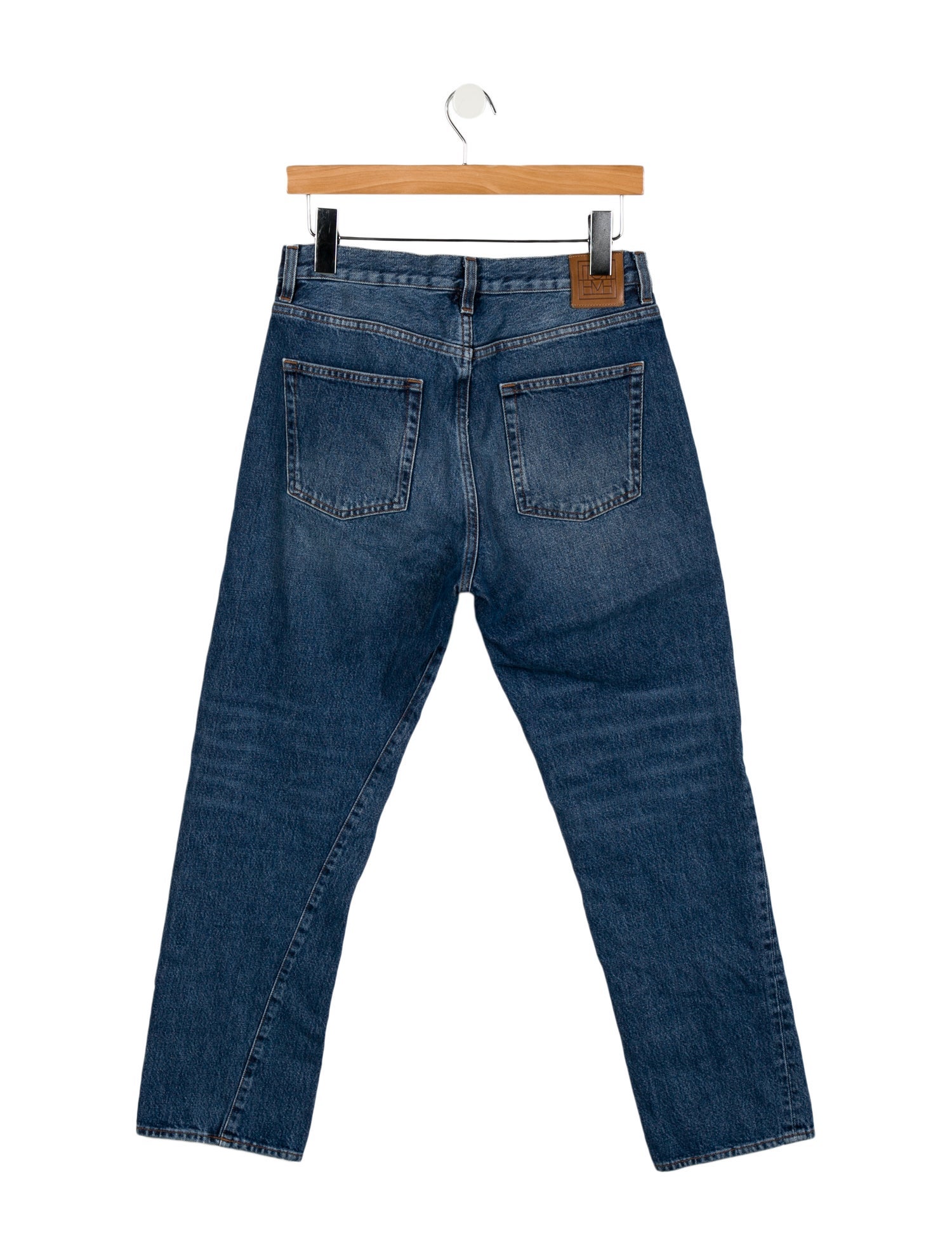 TOTEME Mid-Rise Straight Leg Jeans