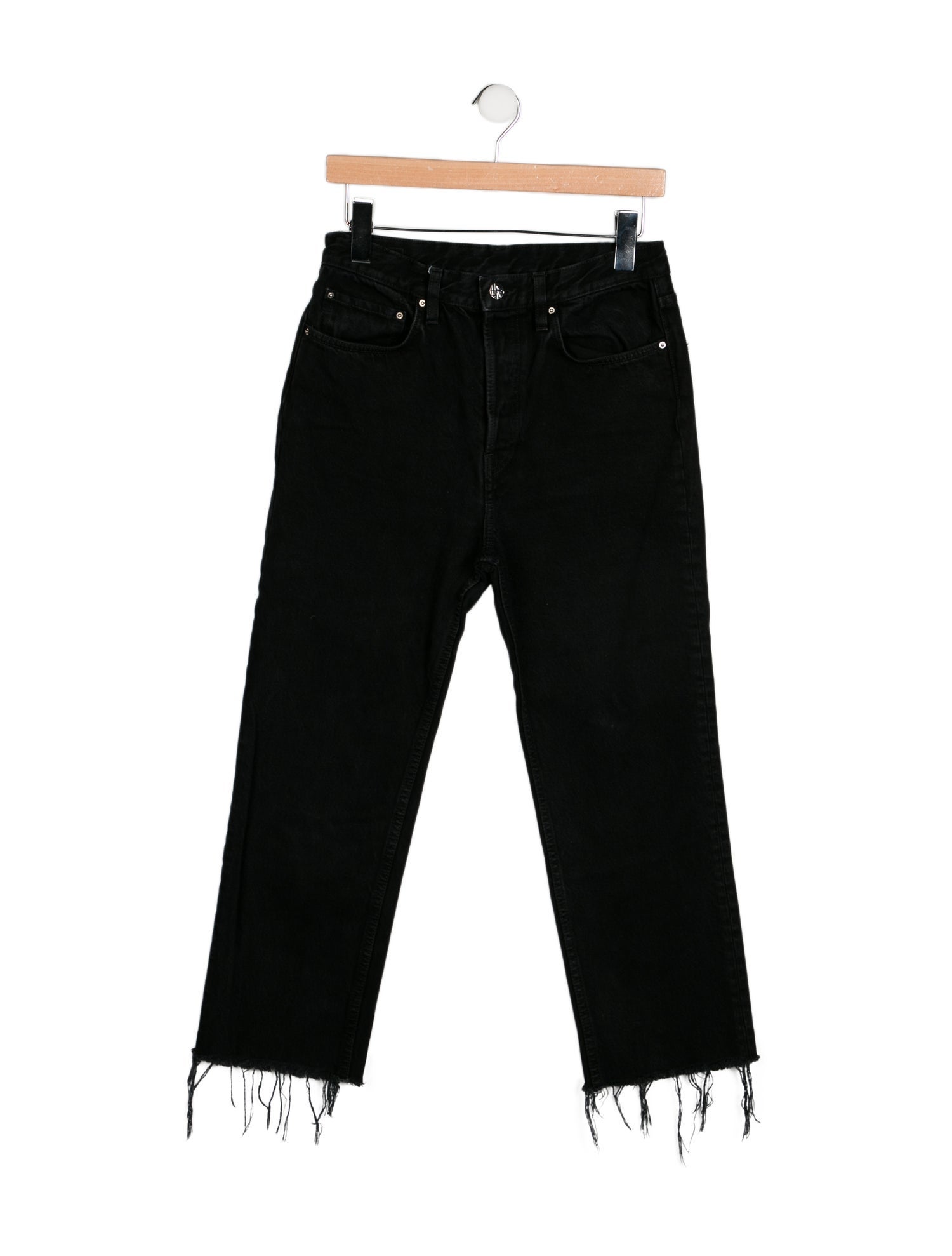 TOTEME High-Rise Straight Leg Jeans