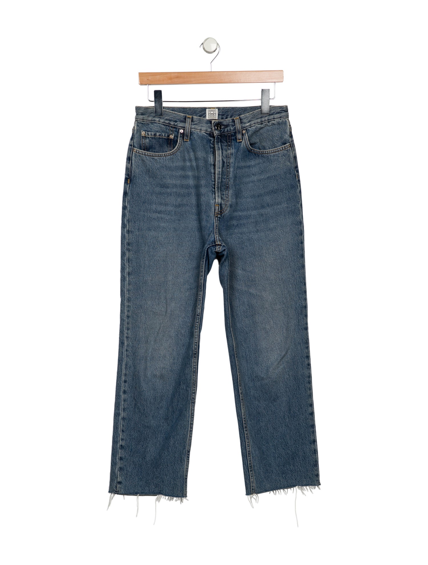 TOTEME High-Rise Straight Leg Jeans