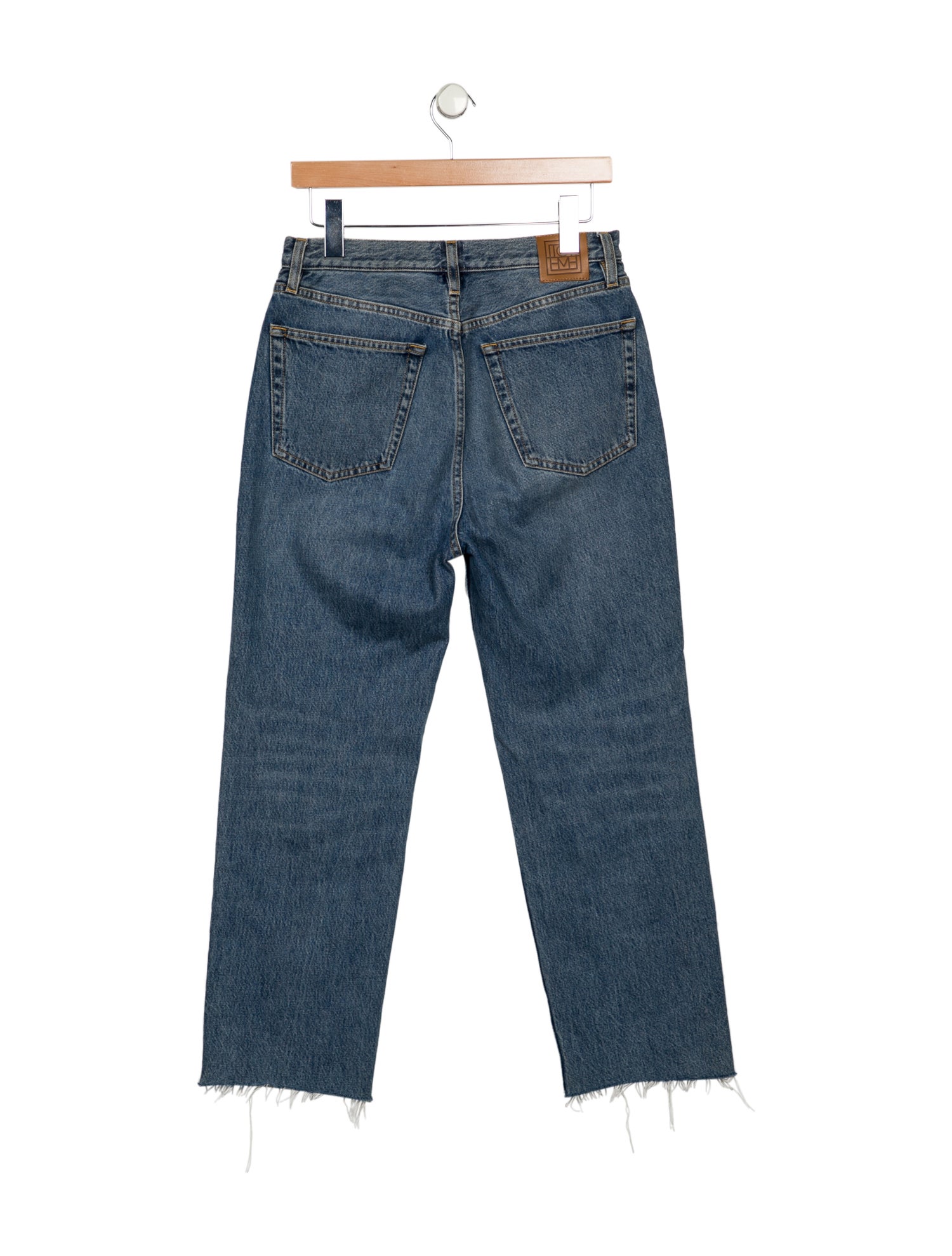 TOTEME High-Rise Straight Leg Jeans