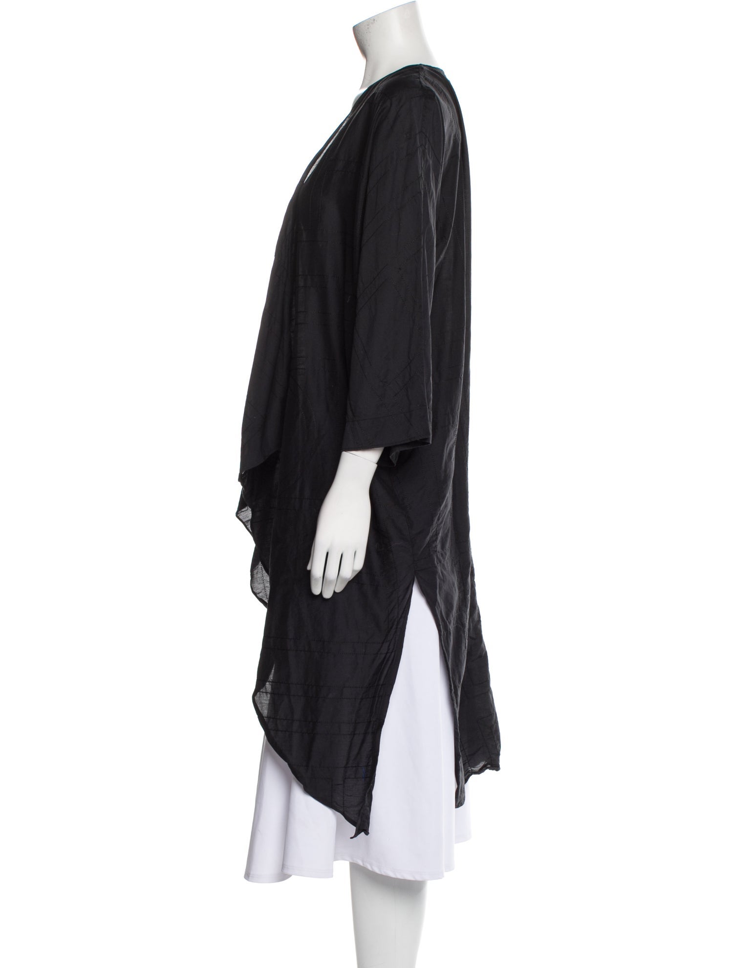 TOTEME Silk Open Front Sweater