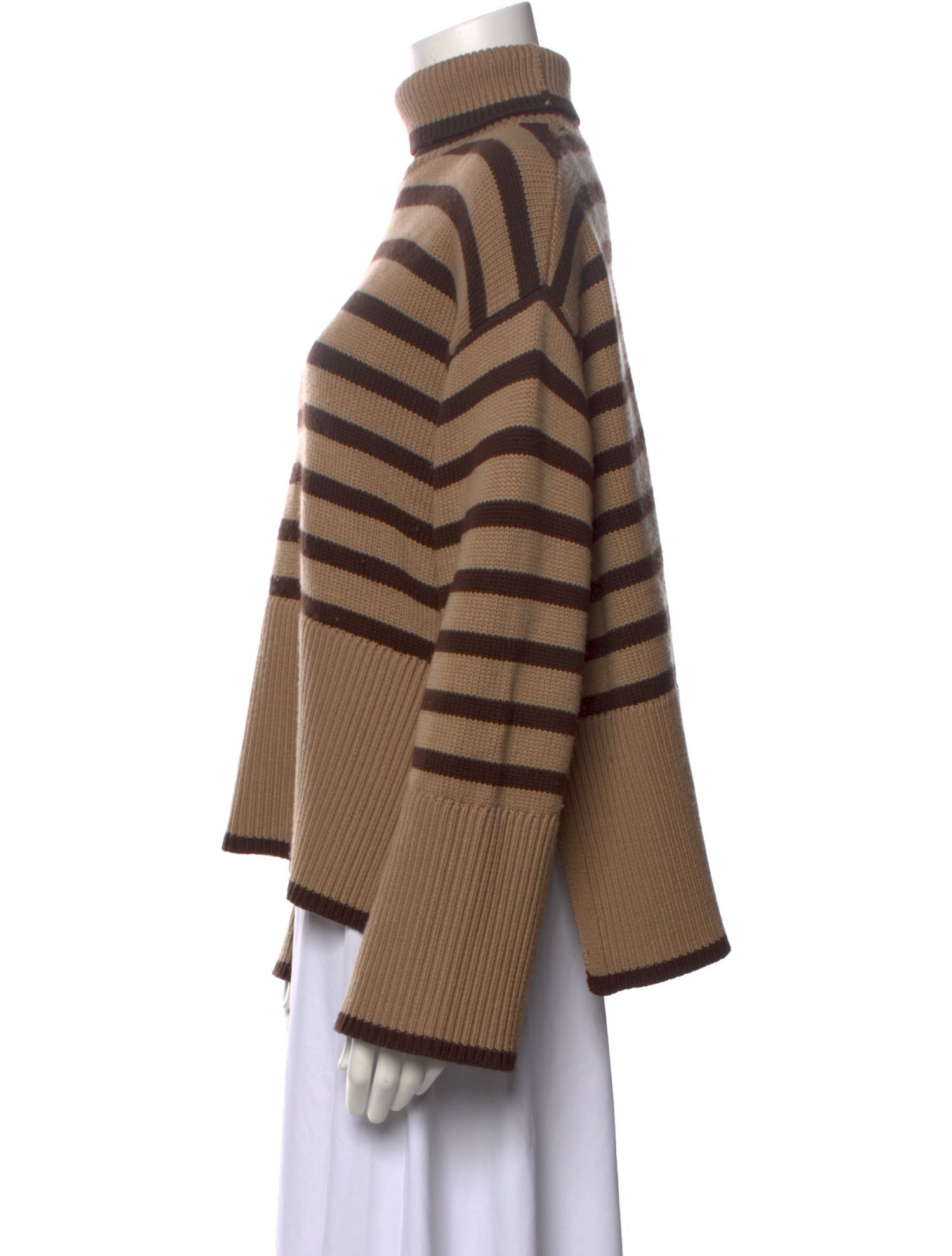 TOTEME Striped Turtleneck Sweater