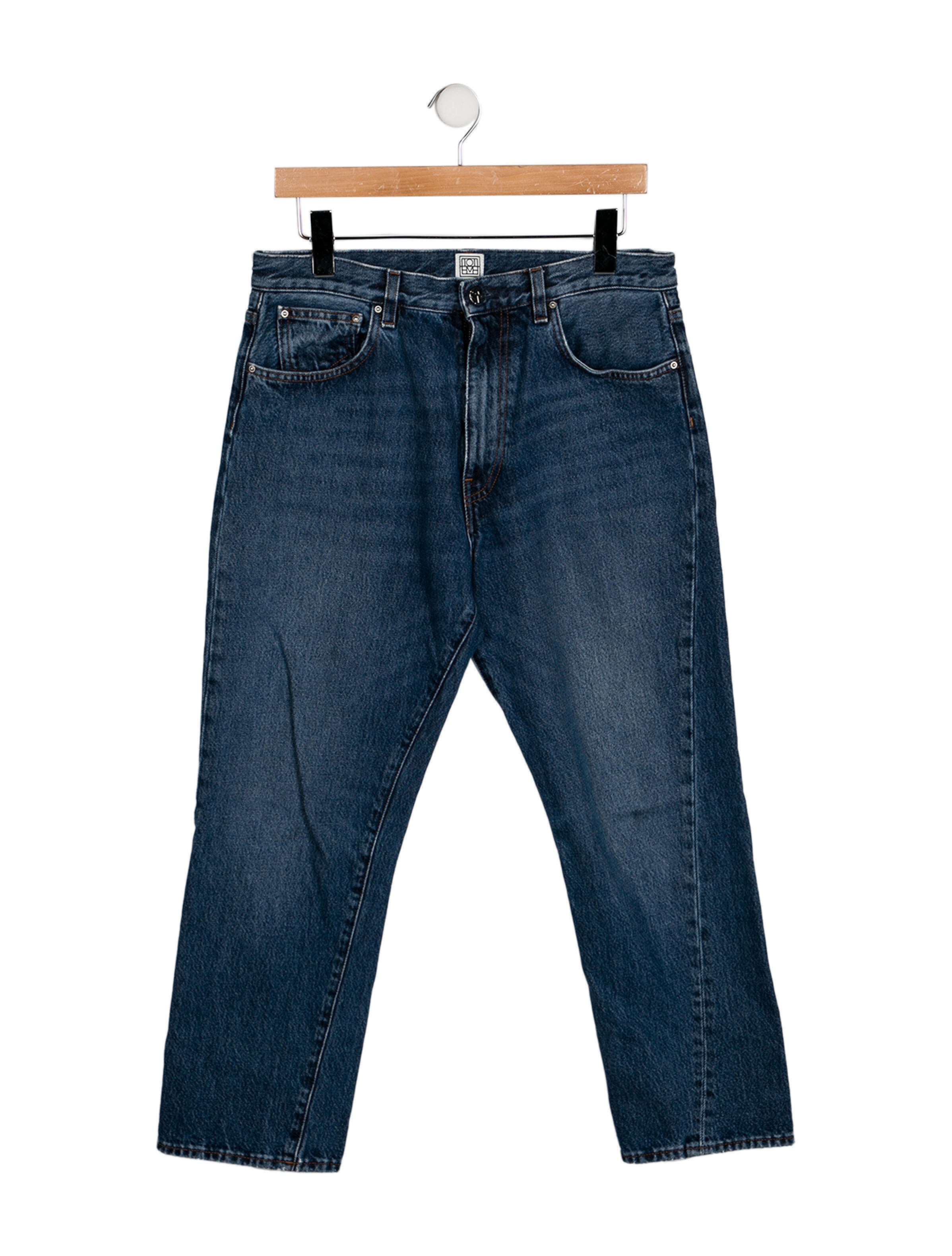 TOTEME High-Rise Straight Leg Jeans