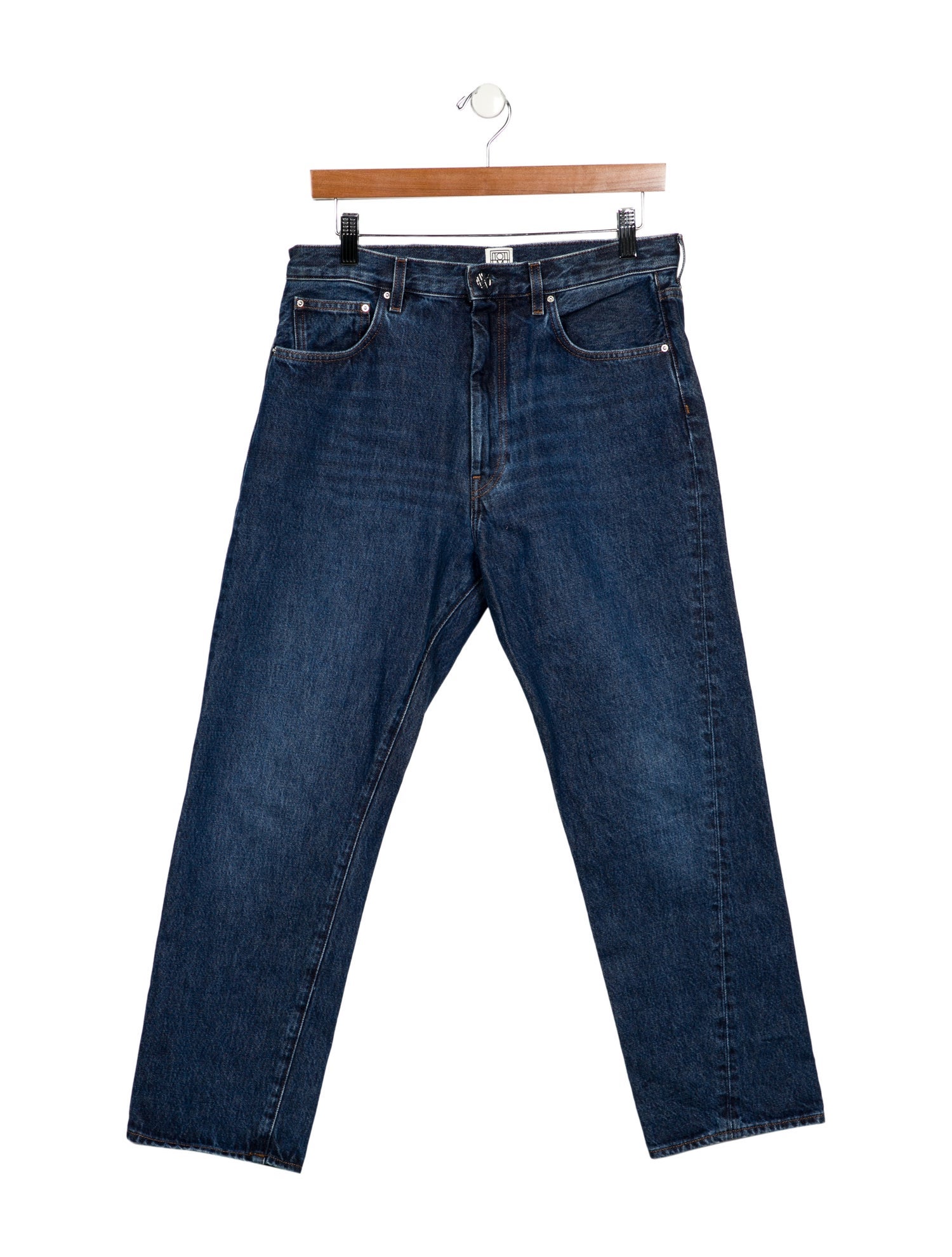 TOTEME High-Rise Straight Leg Jeans