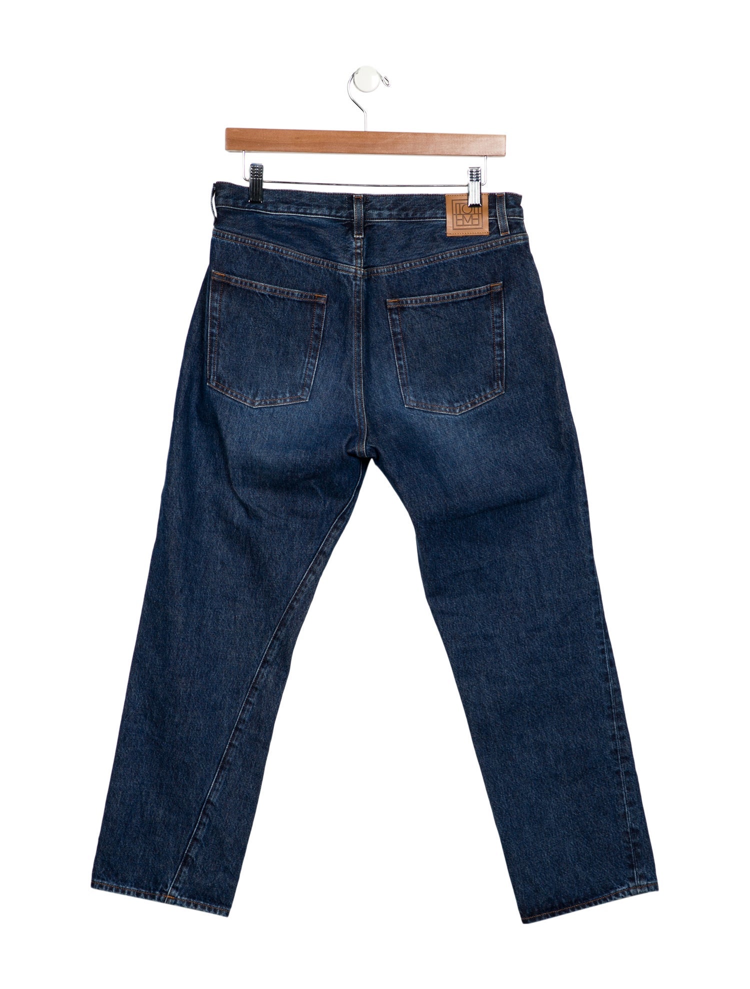 TOTEME High-Rise Straight Leg Jeans