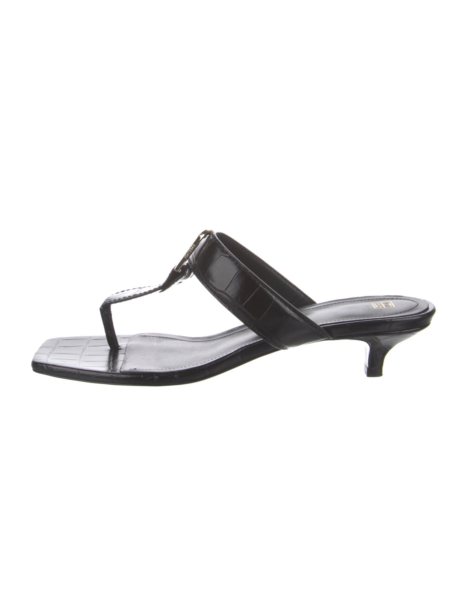 TOTEME Leather Flip Flops