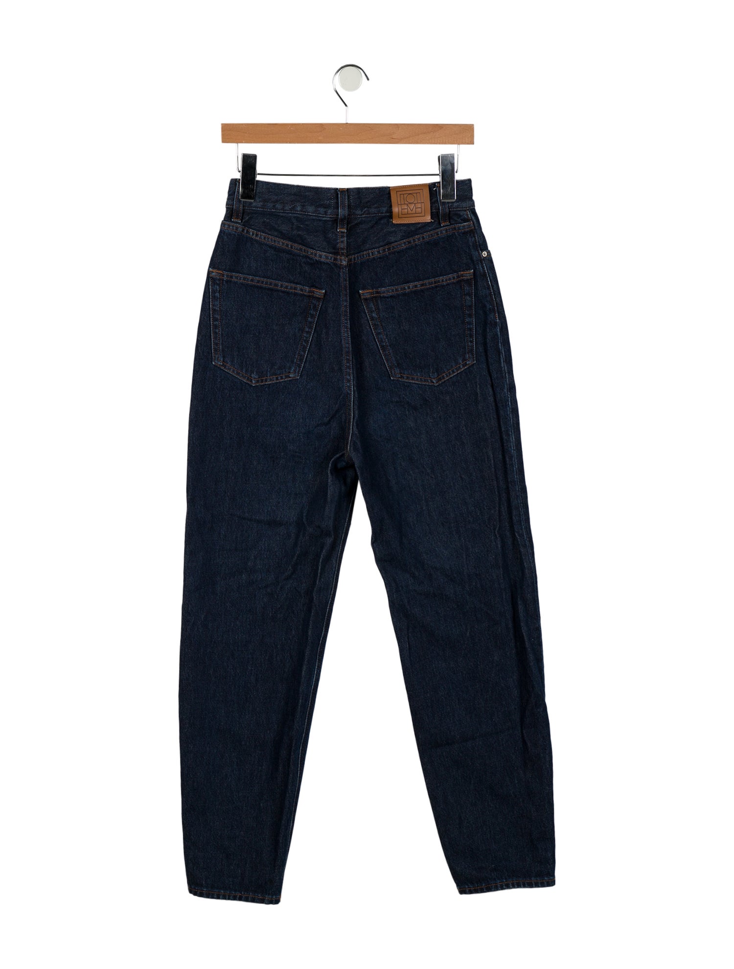 TOTEME High-Rise Straight Leg Jeans