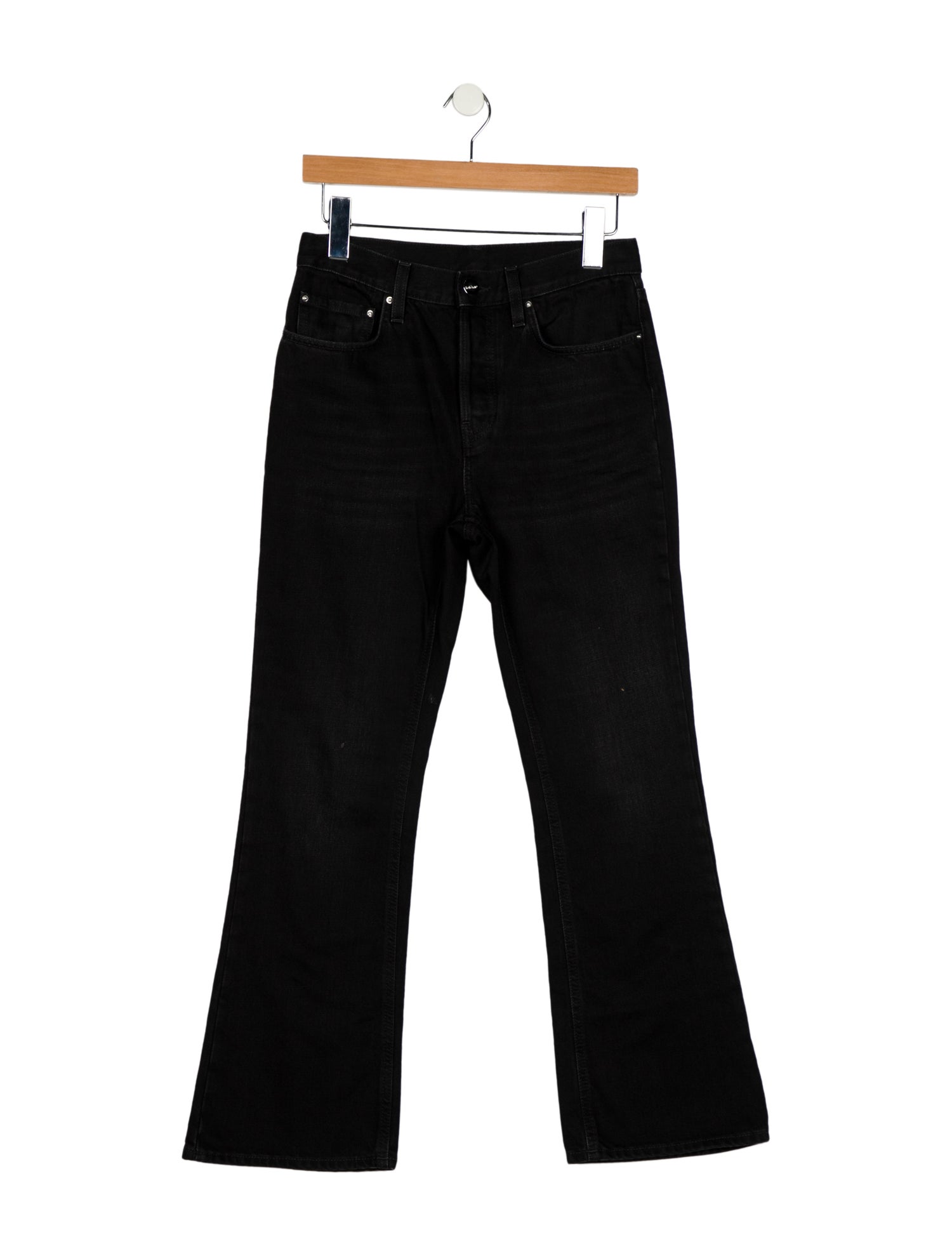 TOTEME Mid-Rise Wide Leg Jeans