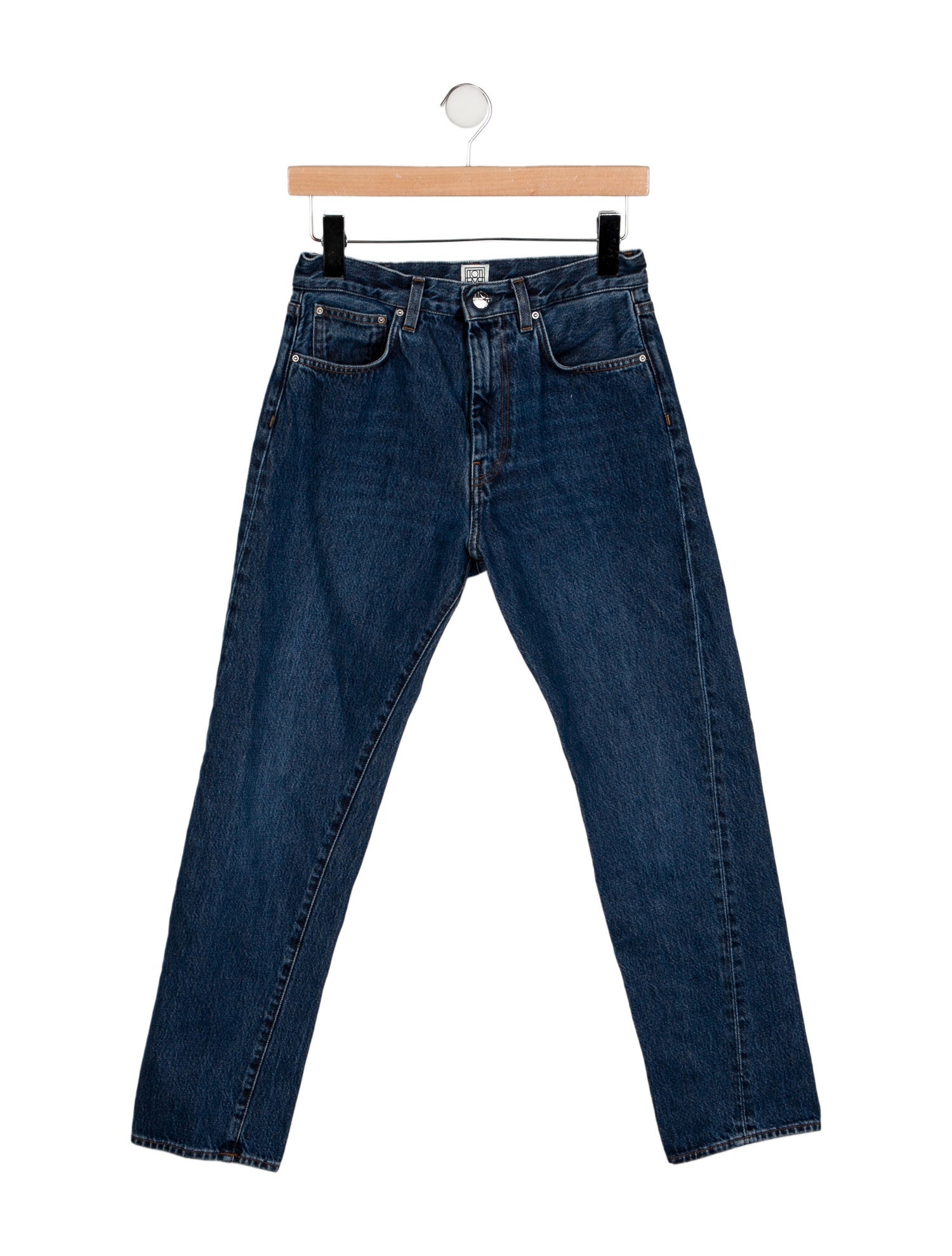 TOTEME High-Rise Straight Leg Jeans