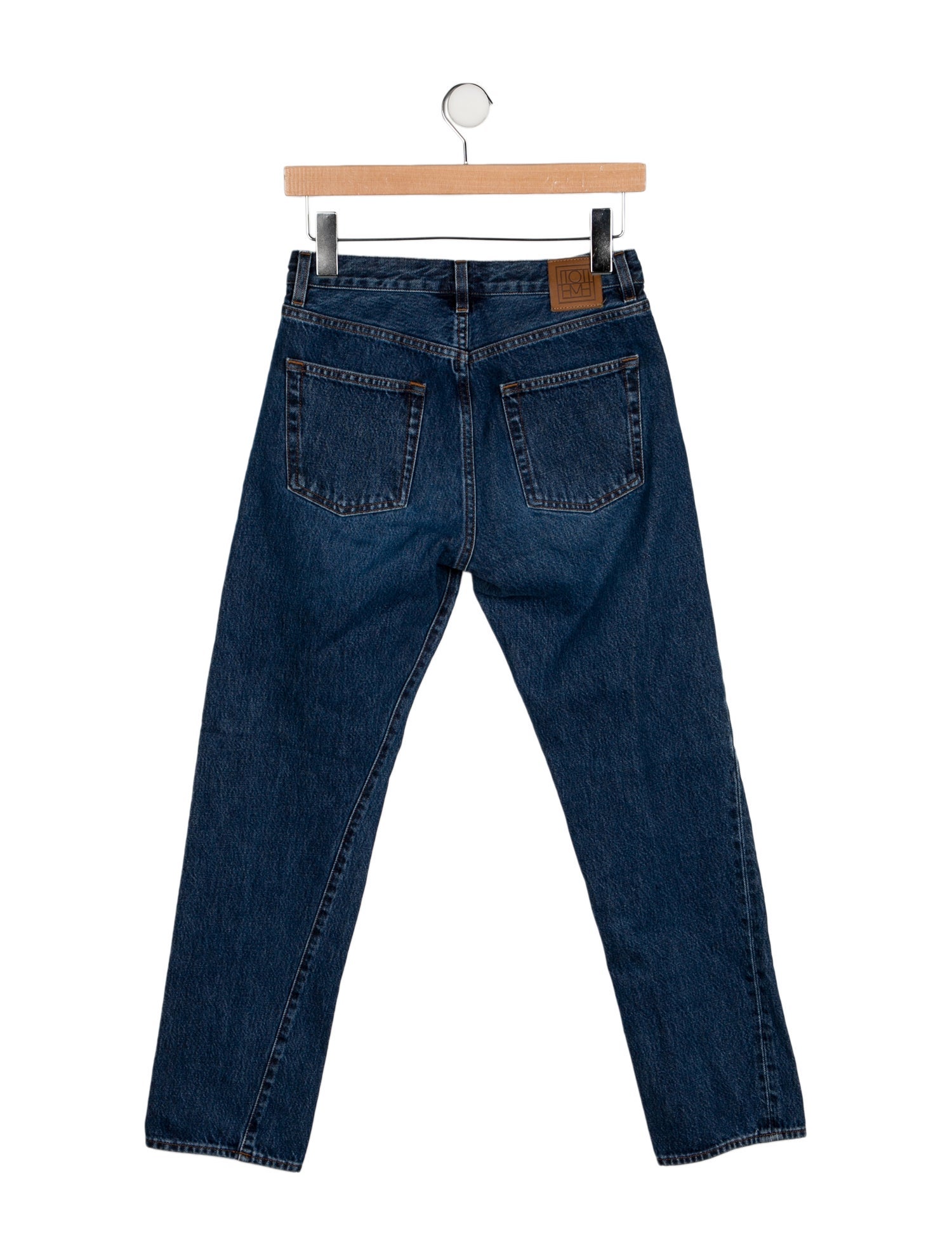 TOTEME High-Rise Straight Leg Jeans