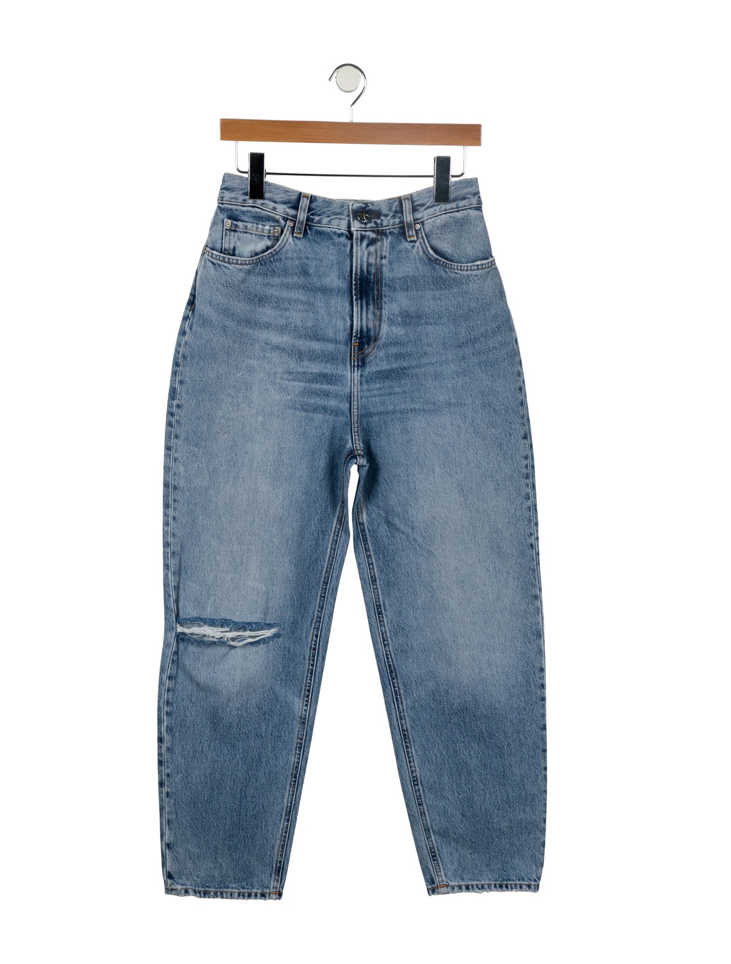 TOTEME High-Rise Straight Leg Jeans