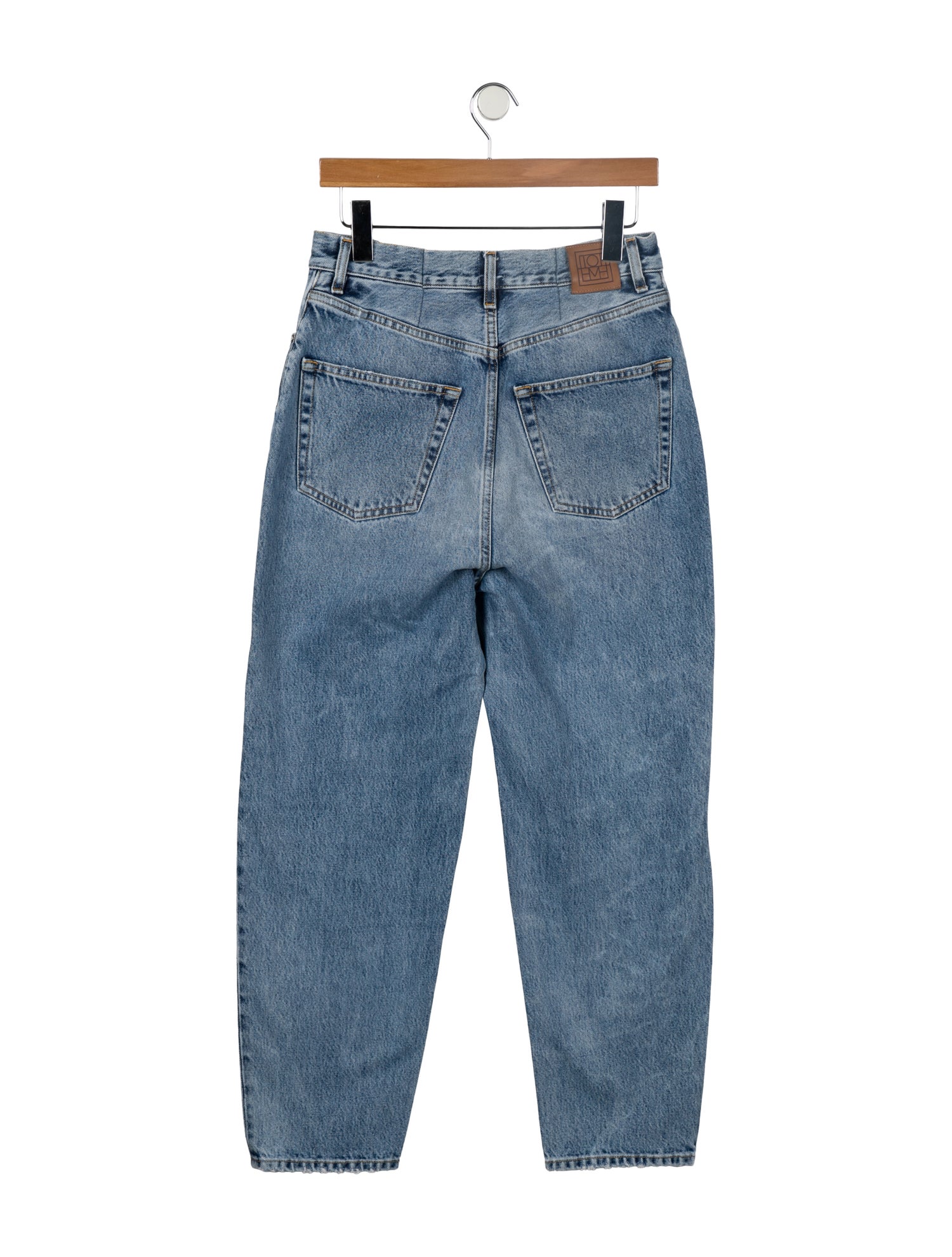 TOTEME High-Rise Straight Leg Jeans